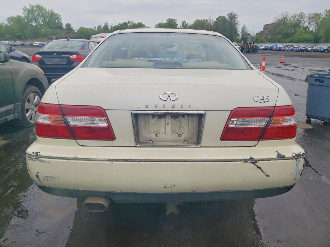 1998 Infiniti Q45 Base White vin: JNKBY31A5WM501685