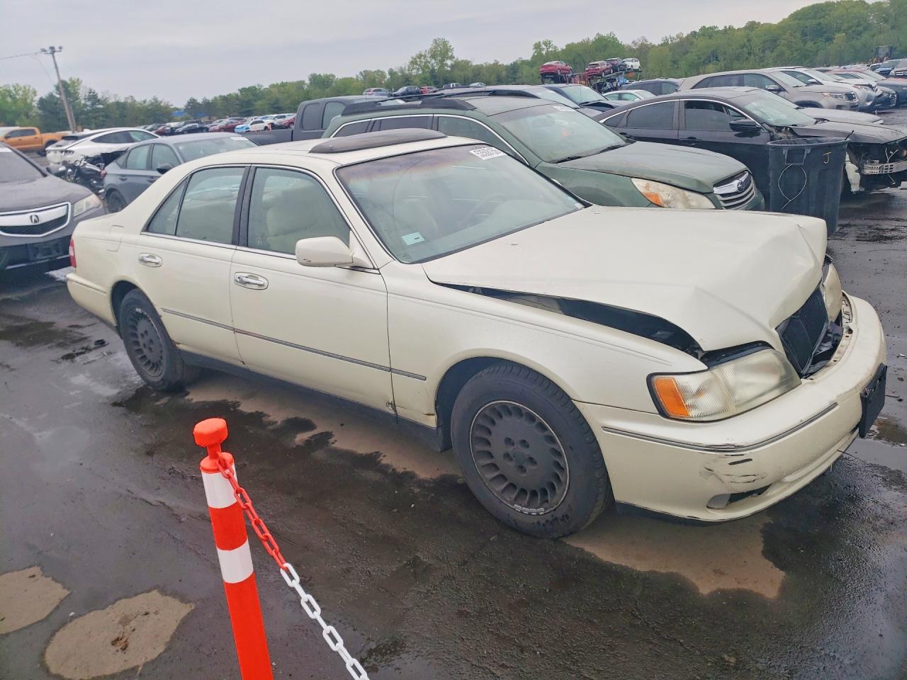 1998 Infiniti Q45 Base White vin: JNKBY31A5WM501685