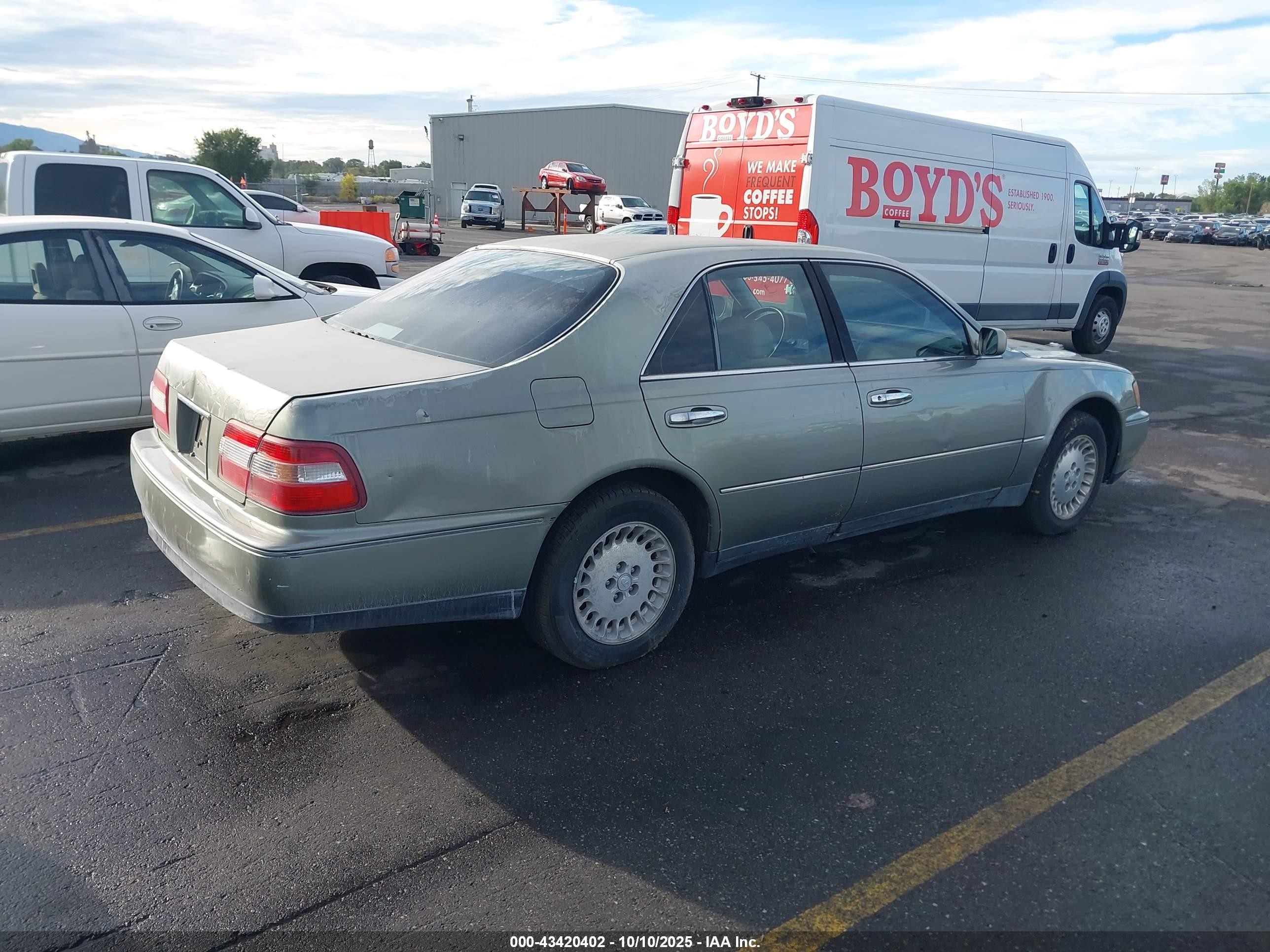 1998 Infiniti Q45 Touring Brown vin: JNKBY31A9WM502497