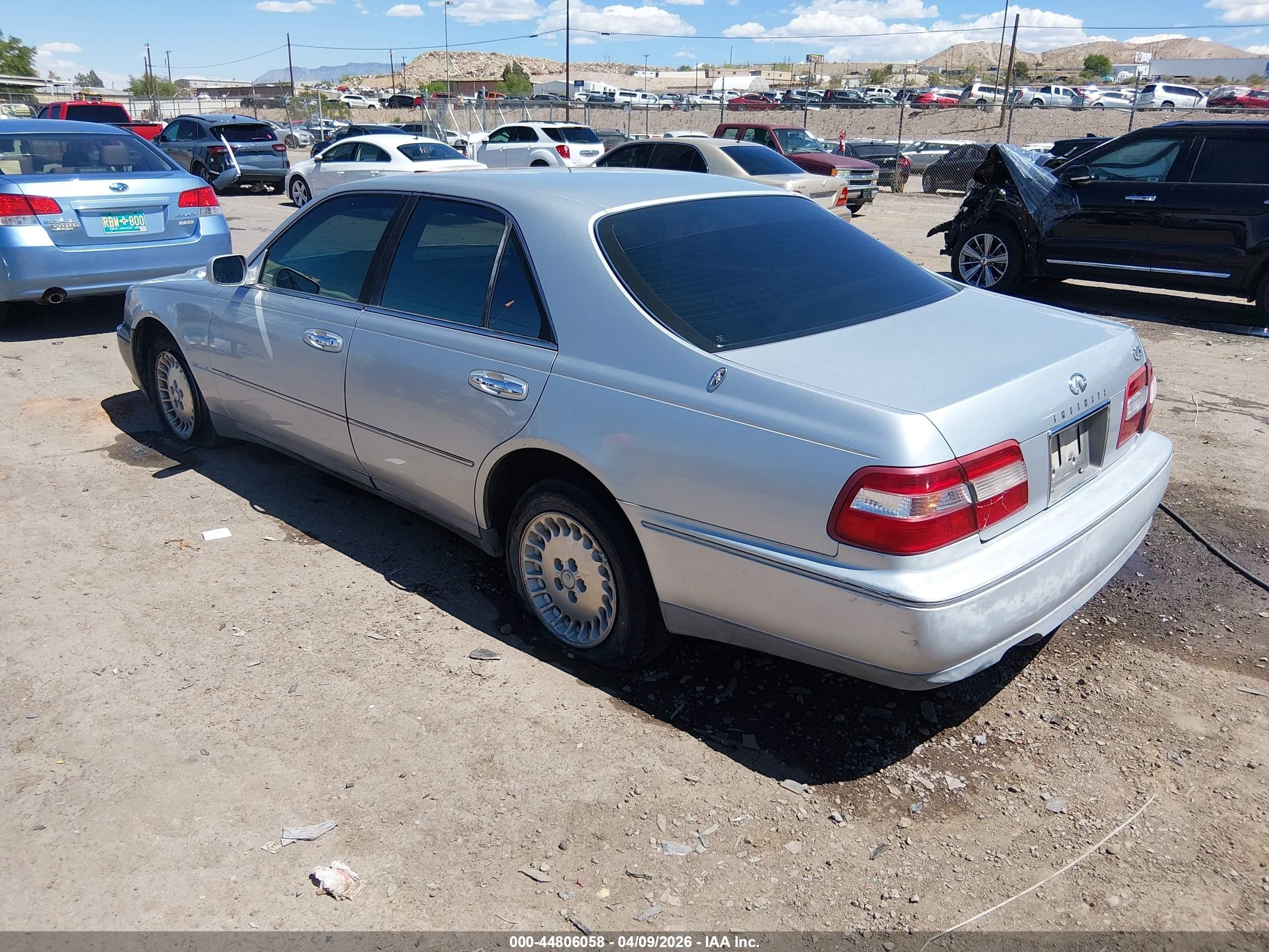 1998 Infiniti Q45 Touring Silver vin: JNKBY31AXWM403428