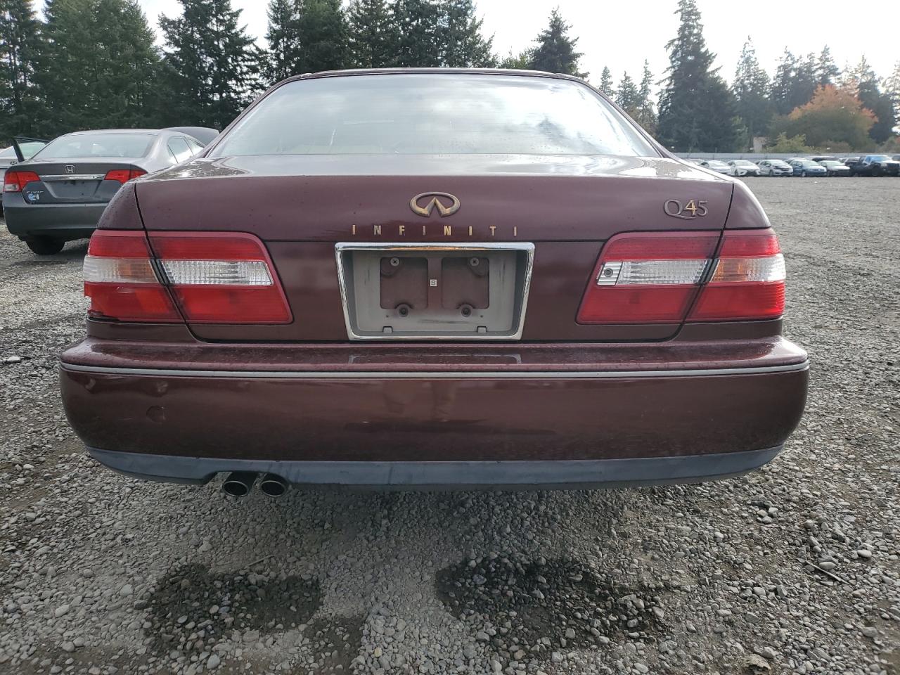 1997 Infiniti Q45 Base Burgundy vin: JNKBY31D3VM002182