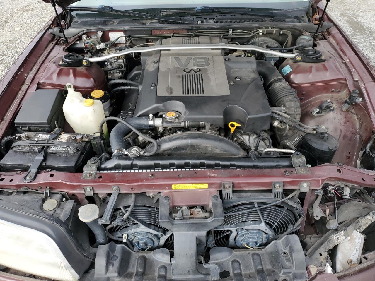 1997 Infiniti Q45 Base Burgundy vin: JNKBY31D3VM002182