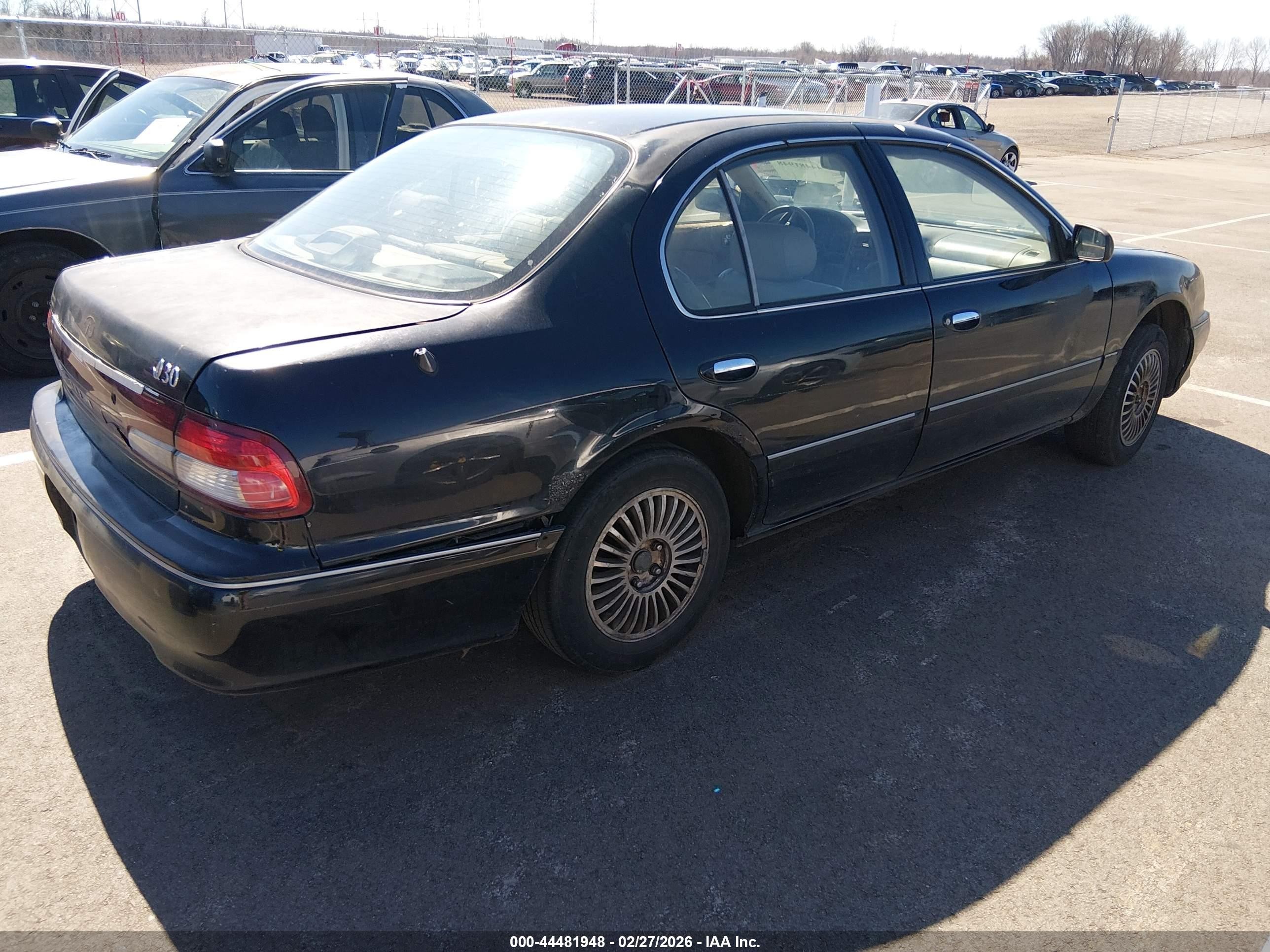 1998 Infiniti I30 Standard/touring Black vin: JNKCA21A7WT614305