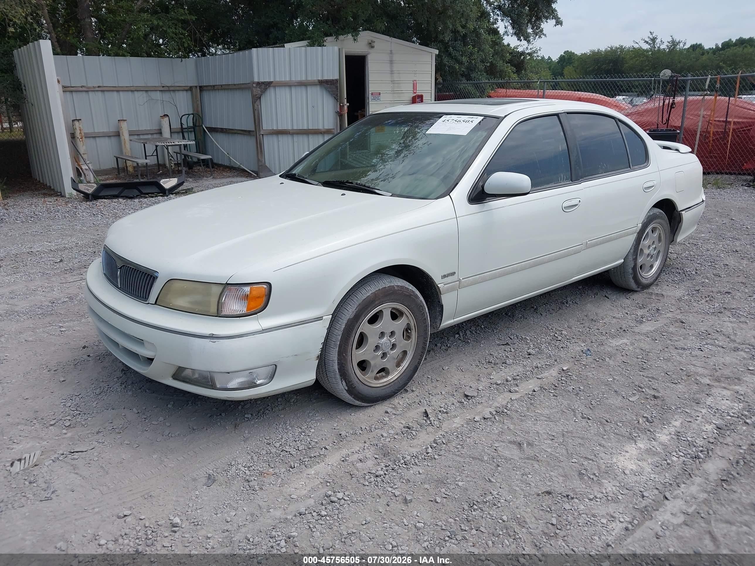 1999 Infiniti I30 Limited/standard/touring Белый vin: JNKCA21A7XT775898