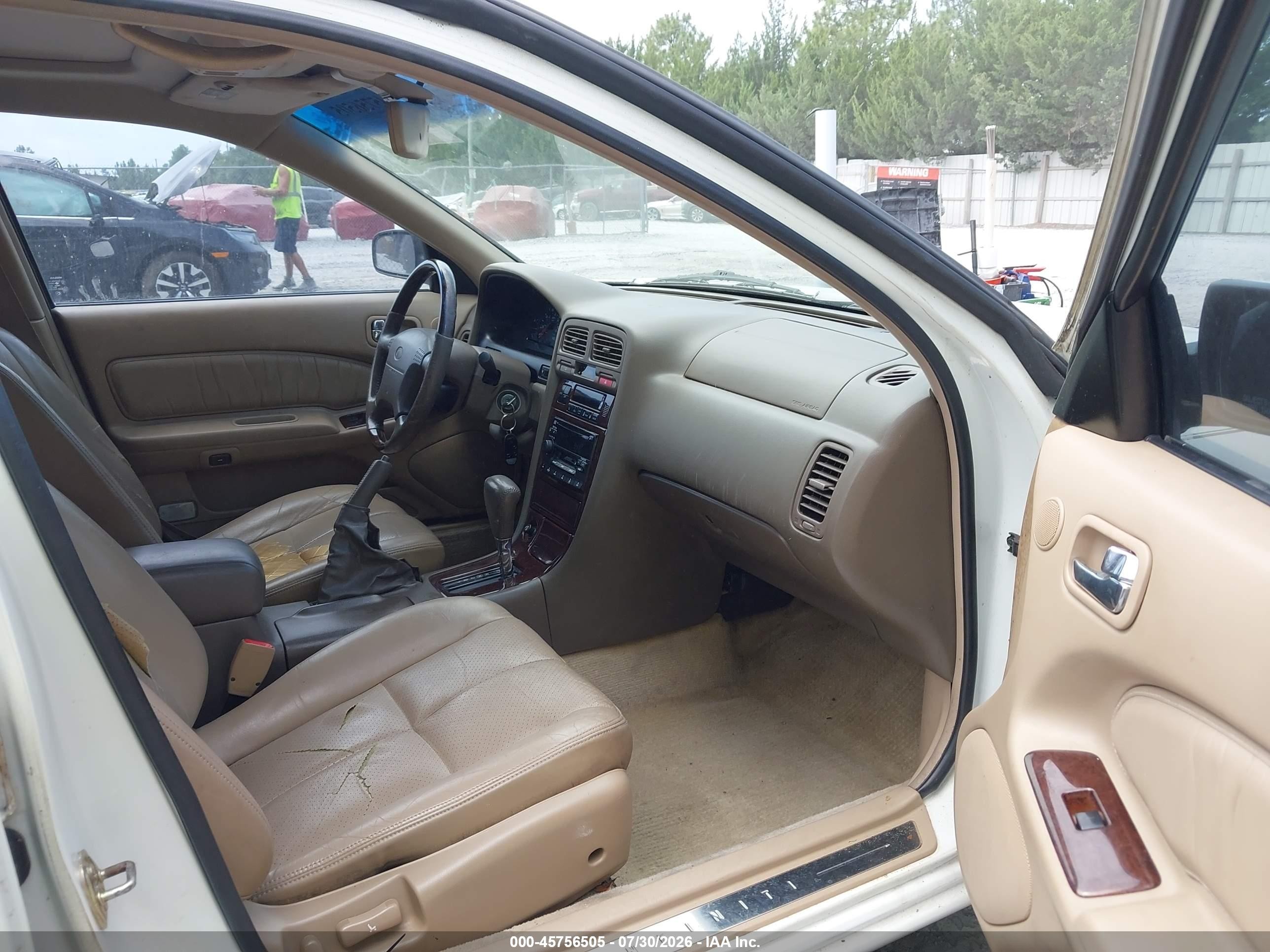 1999 Infiniti I30 Limited/standard/touring Белый vin: JNKCA21A7XT775898