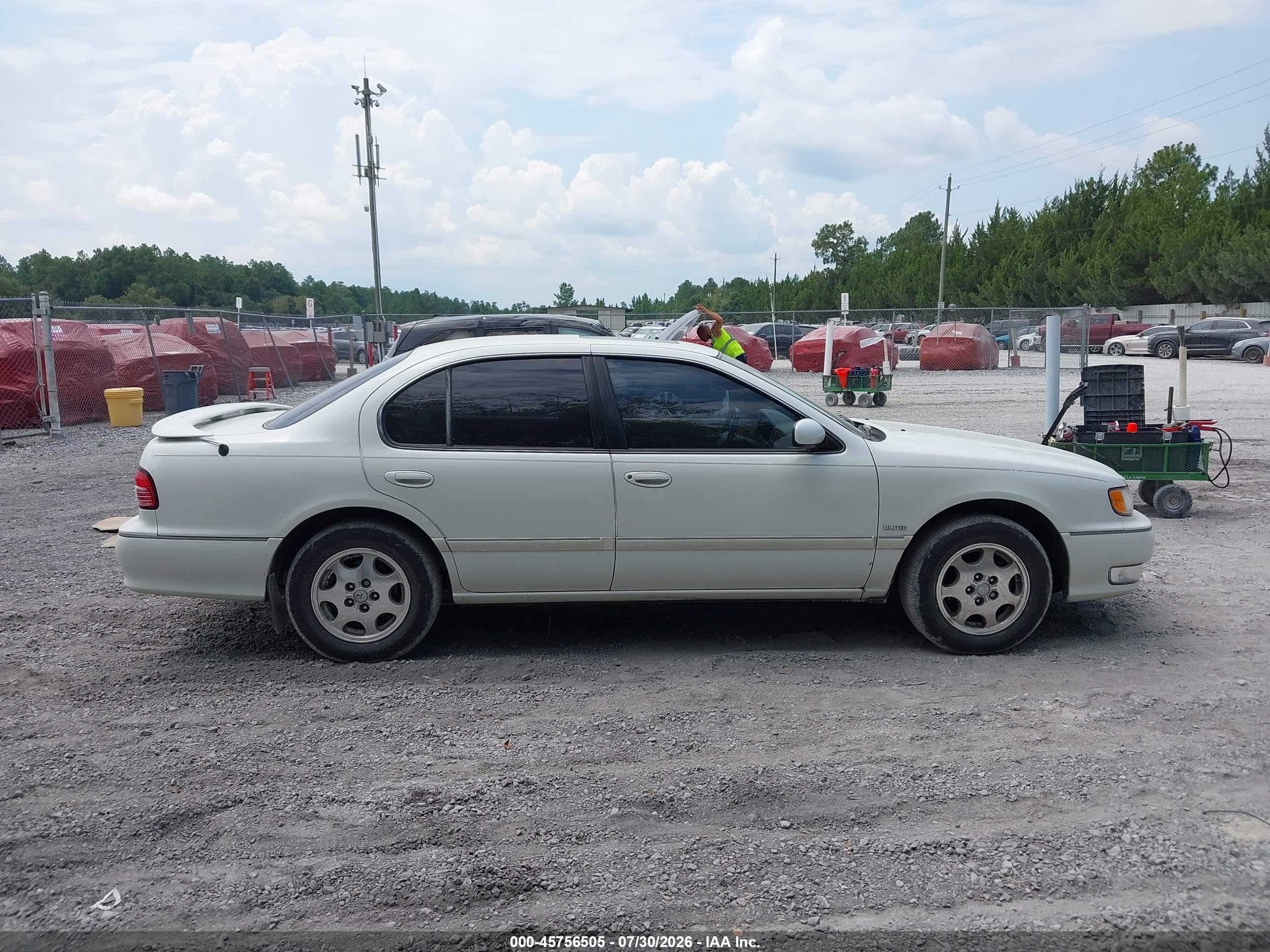 1999 Infiniti I30 Limited/standard/touring Белый vin: JNKCA21A7XT775898