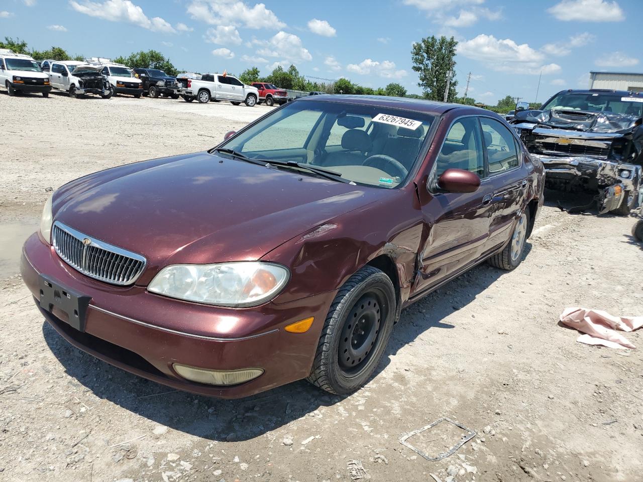 2001 Infiniti I30 Burgundy vin: JNKCA31A41T014324