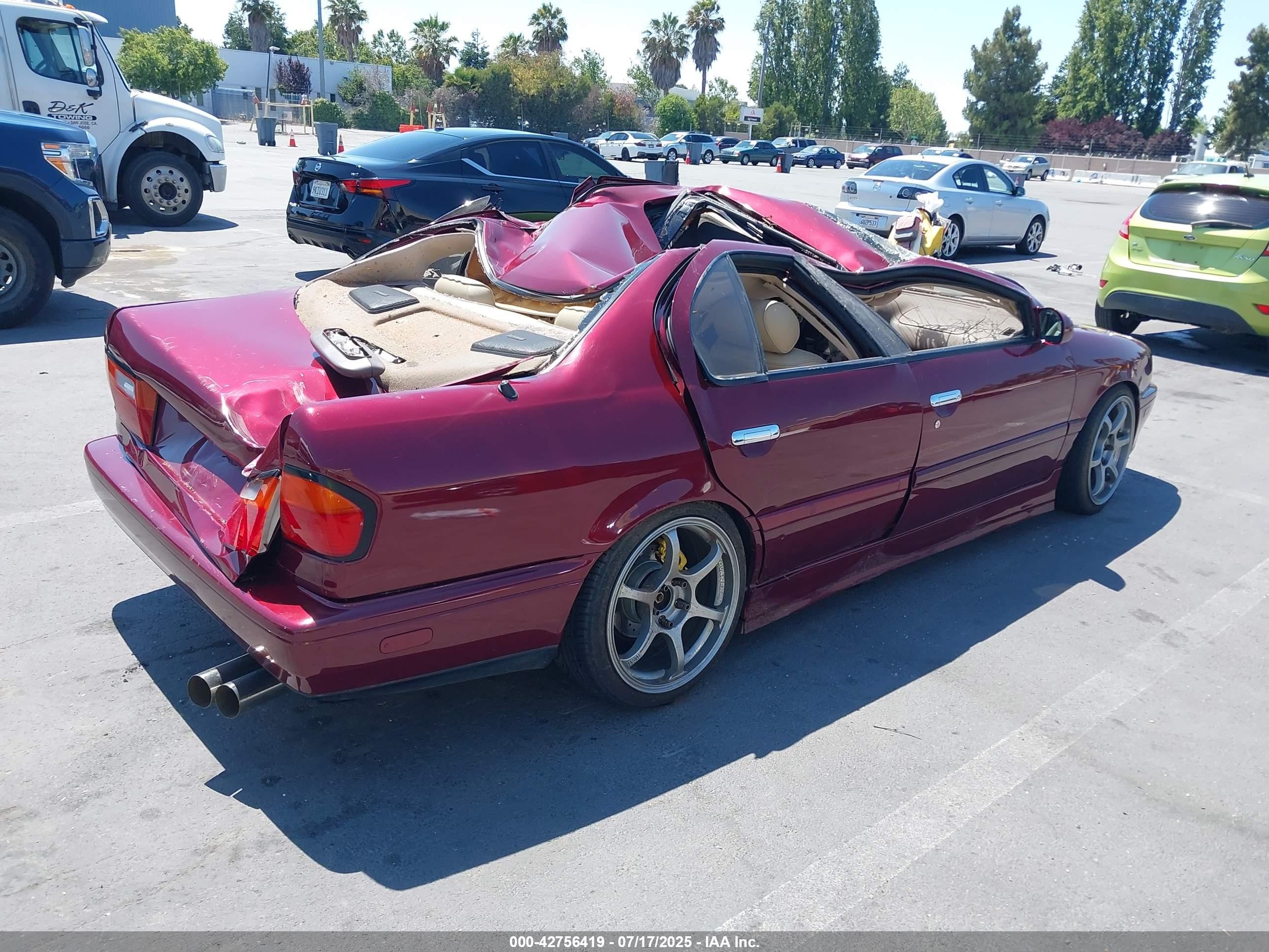 1994 Infiniti G20   Burgundy vin: JNKCP01D6RT500474