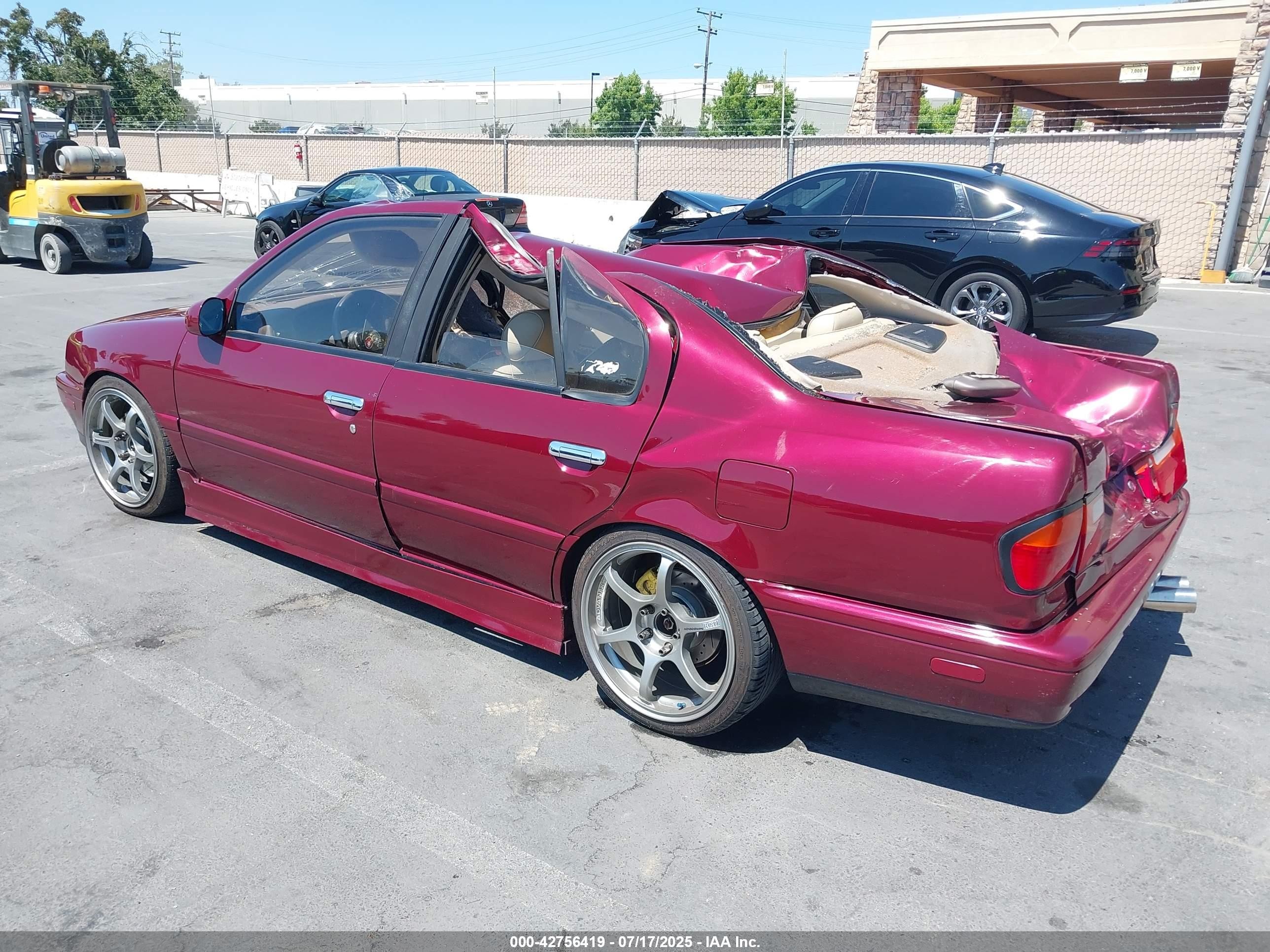 1994 Infiniti G20   Burgundy vin: JNKCP01D6RT500474
