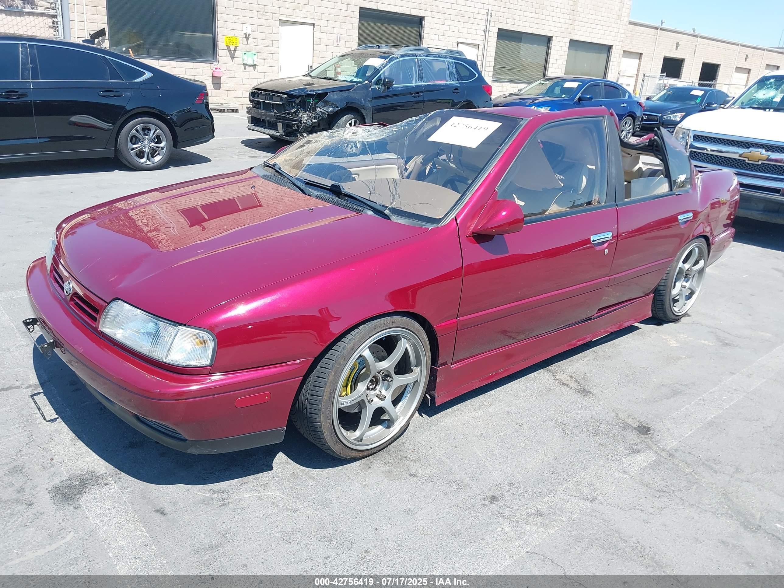 1994 Infiniti G20   Burgundy vin: JNKCP01D6RT500474