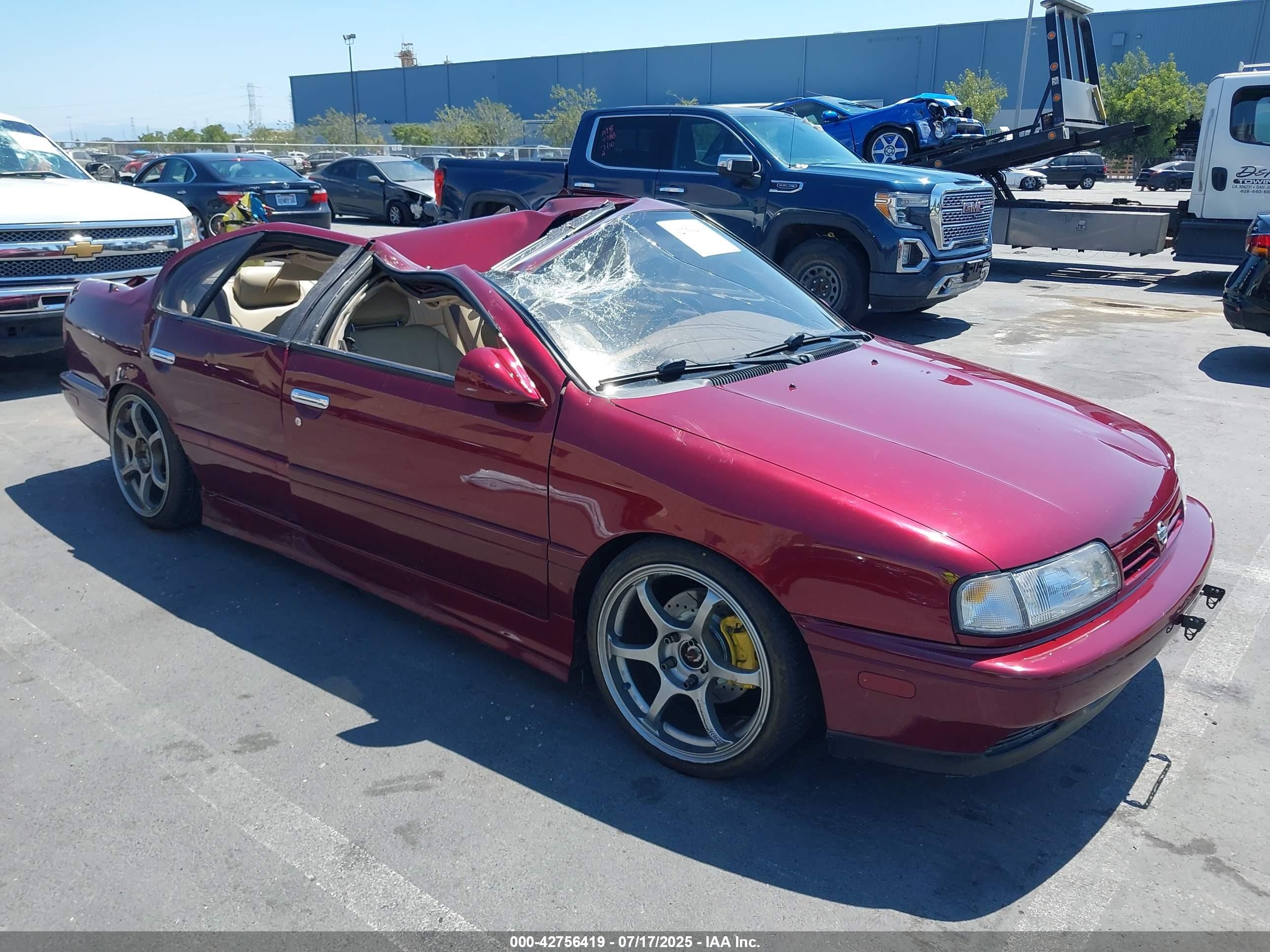 1994 Infiniti G20   Burgundy vin: JNKCP01D6RT500474
