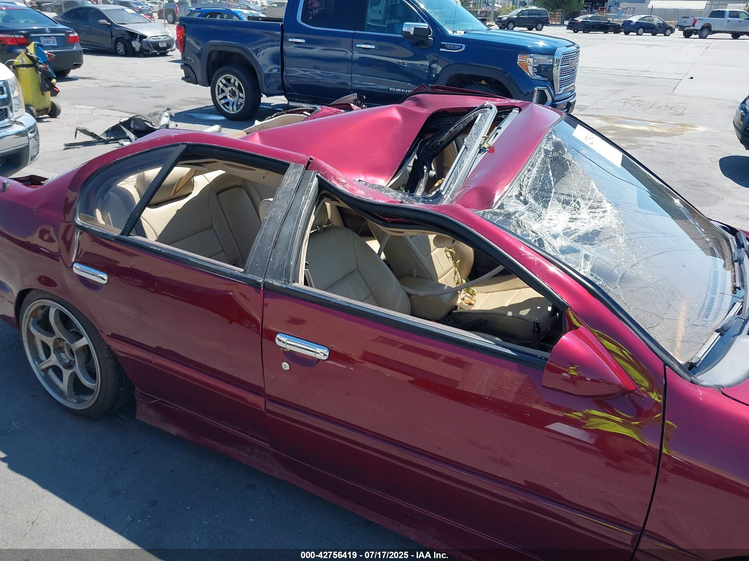 1994 Infiniti G20   Burgundy vin: JNKCP01D6RT500474