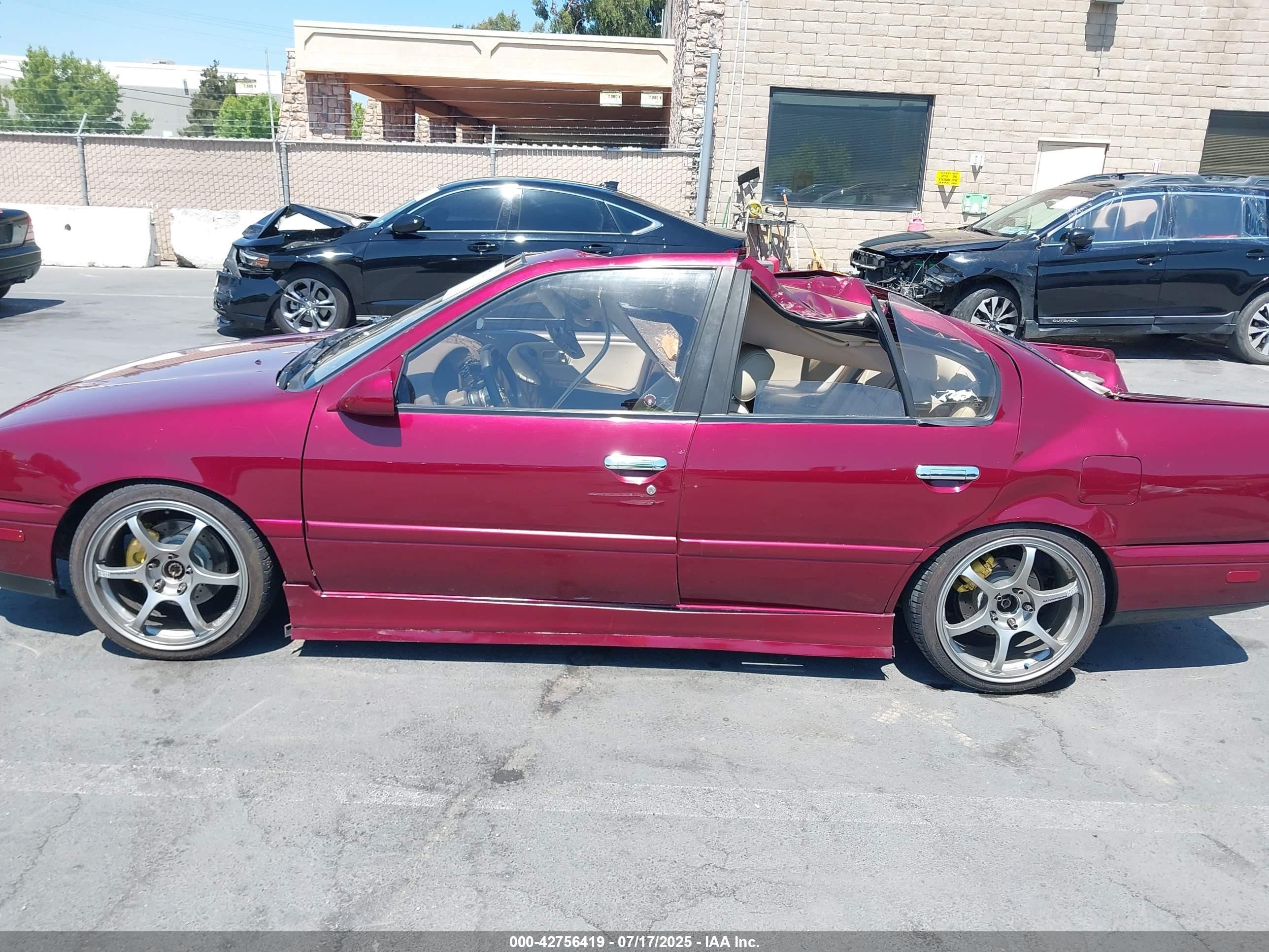 1994 Infiniti G20   Burgundy vin: JNKCP01D6RT500474
