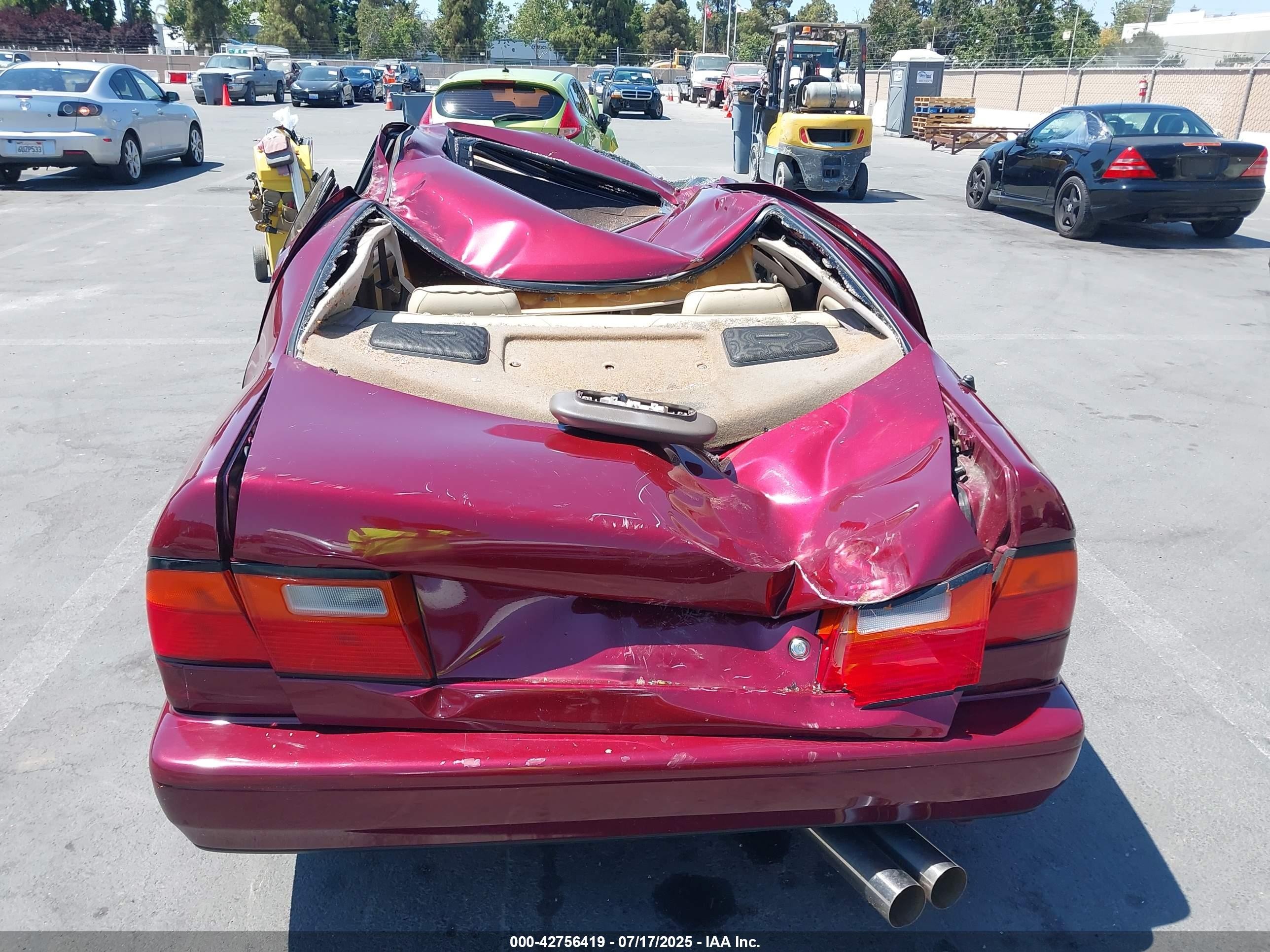 1994 Infiniti G20   Burgundy vin: JNKCP01D6RT500474