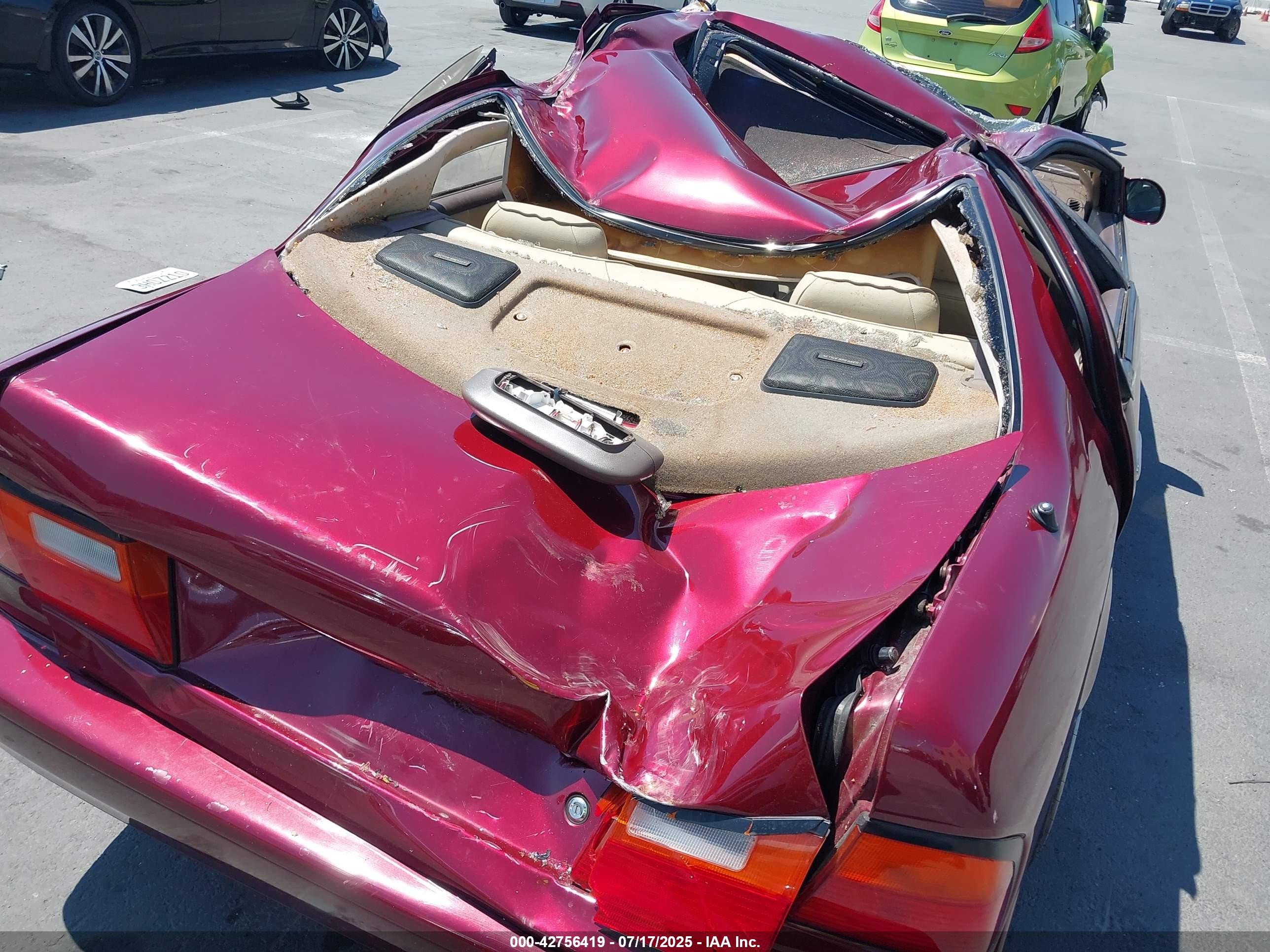 1994 Infiniti G20   Burgundy vin: JNKCP01D6RT500474