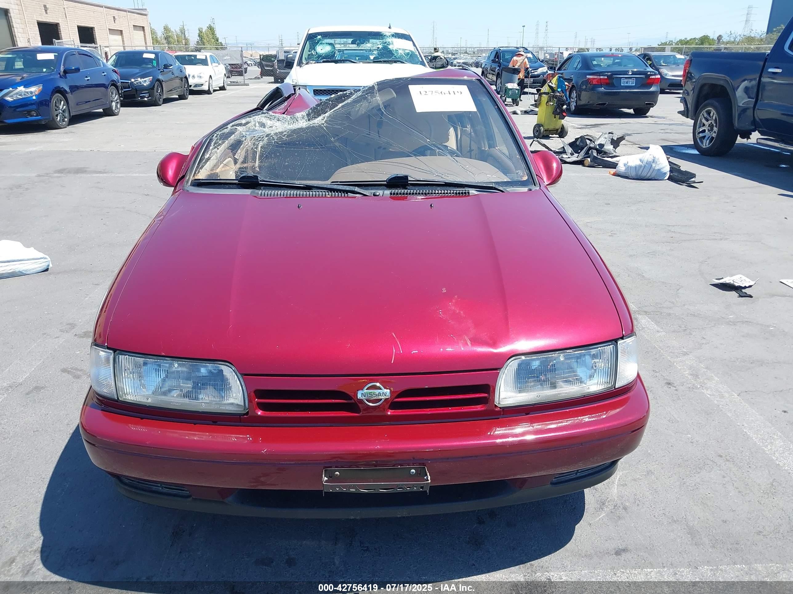 1994 Infiniti G20   Burgundy vin: JNKCP01D6RT500474