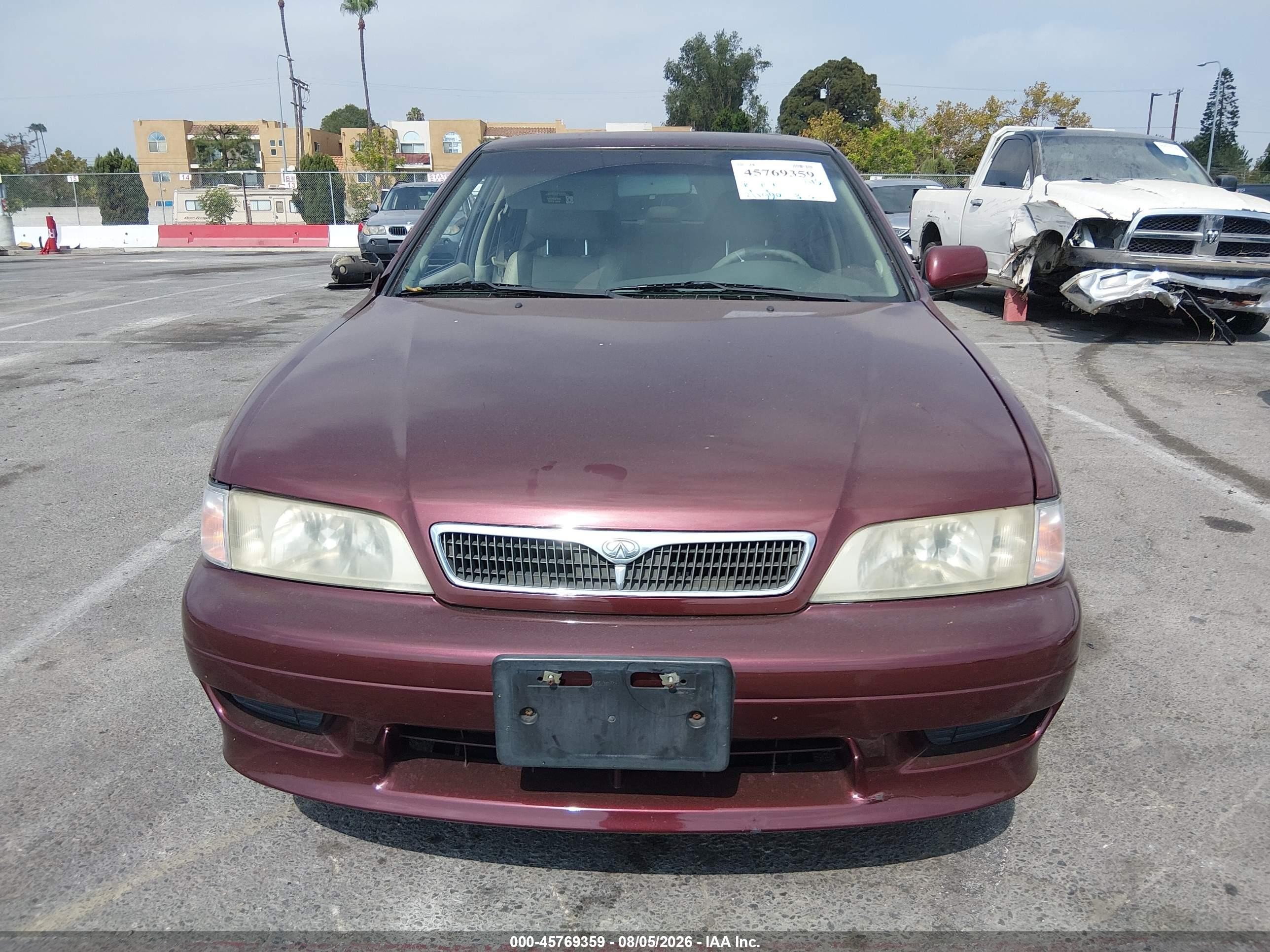 2002 Infiniti G20 Luxury Бордовый vin: JNKCP11A42T511541