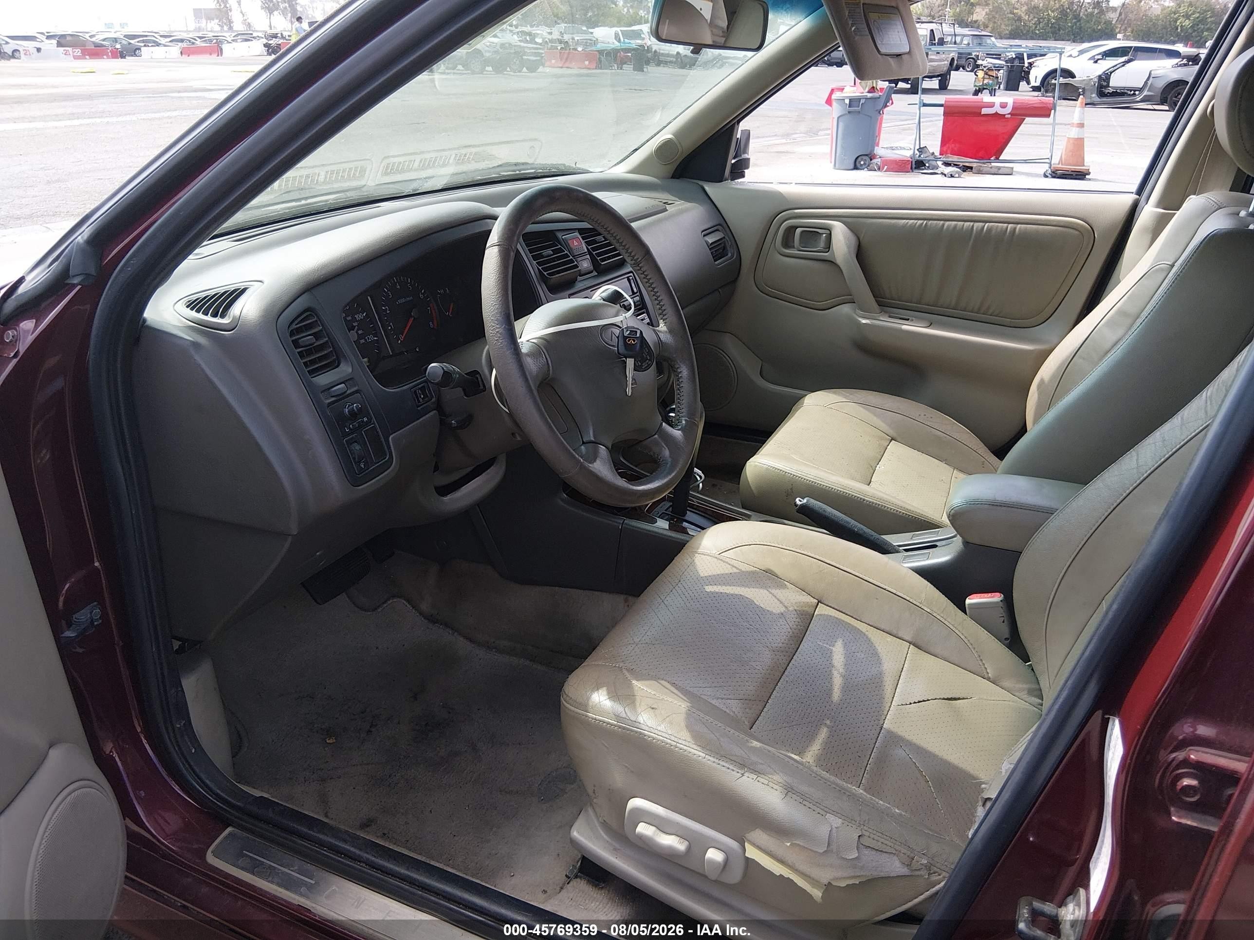 2002 Infiniti G20 Luxury Бордовый vin: JNKCP11A42T511541