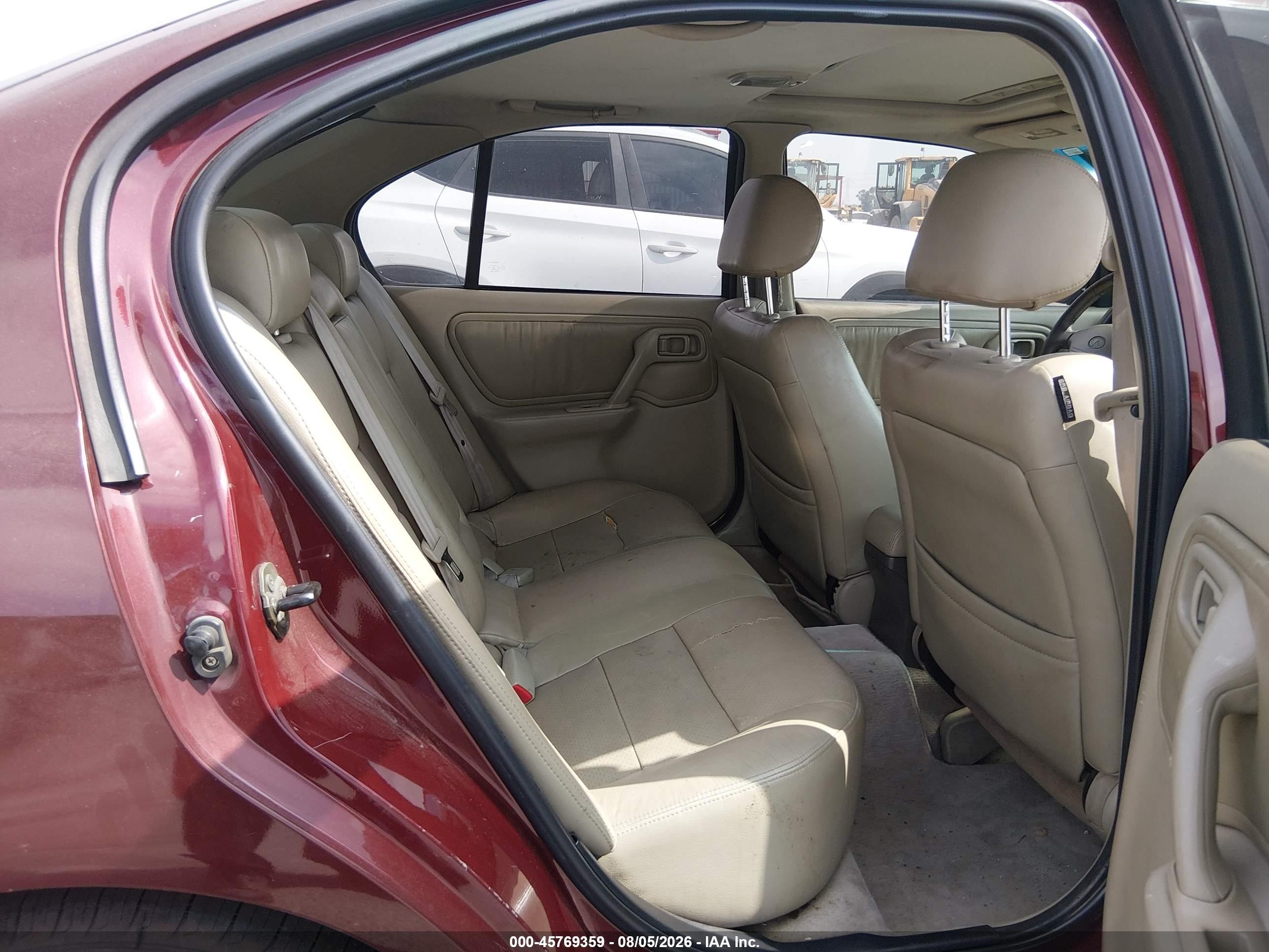 2002 Infiniti G20 Luxury Бордовый vin: JNKCP11A42T511541