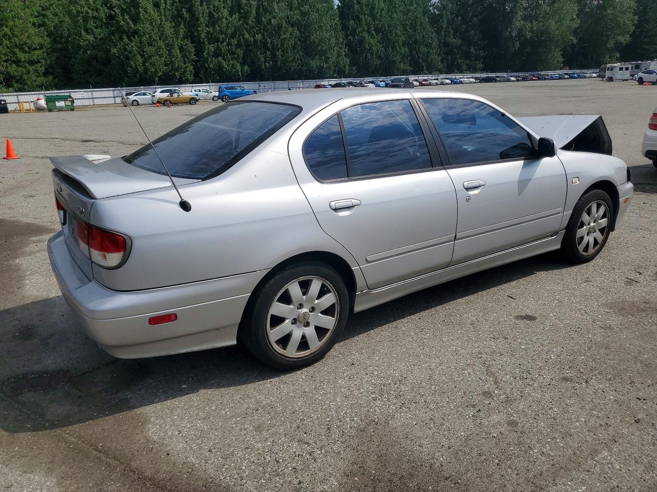 2002 Infiniti G20 Base Silver vin: JNKCP11A52T506493