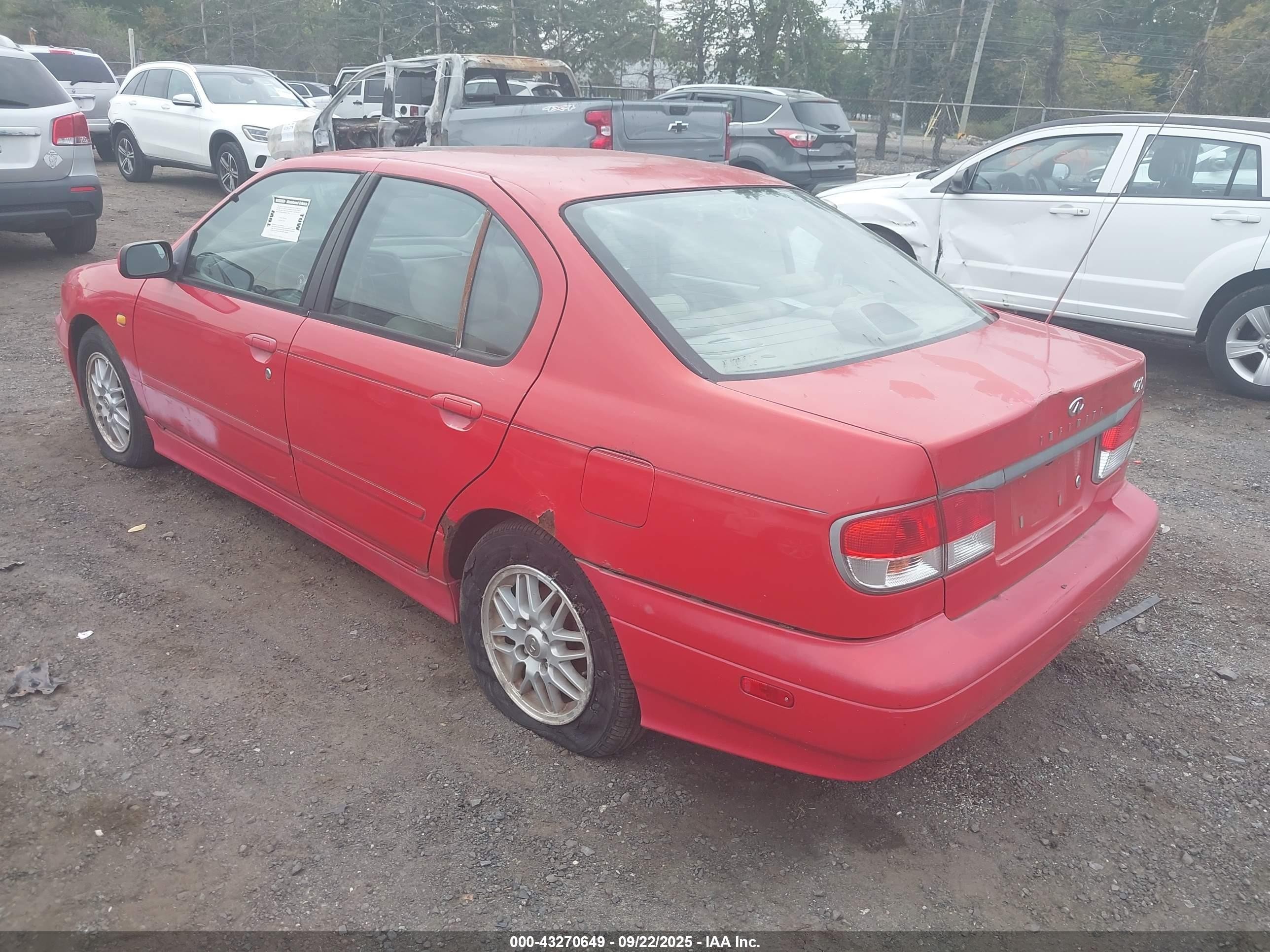 1999 Infiniti G20 Standard/touring Красный vin: JNKCP11A5XT011959
