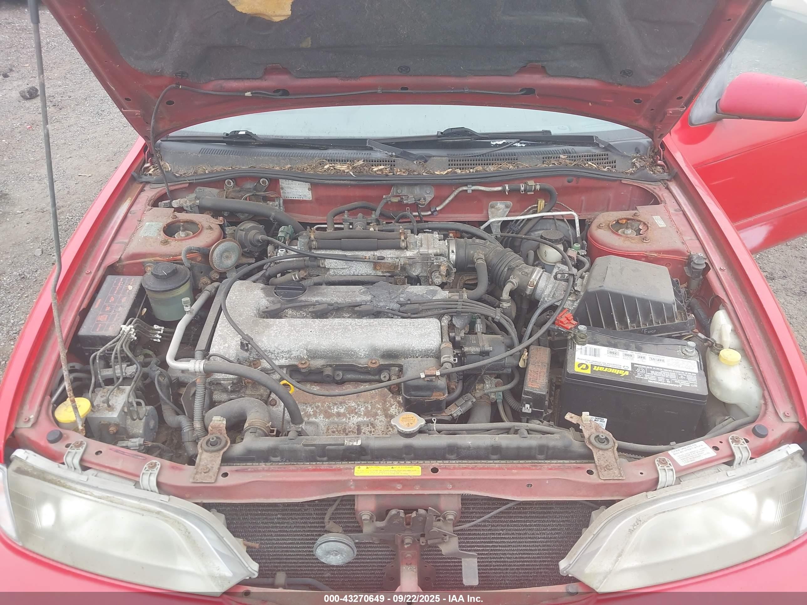 1999 Infiniti G20 Standard/touring Красный vin: JNKCP11A5XT011959