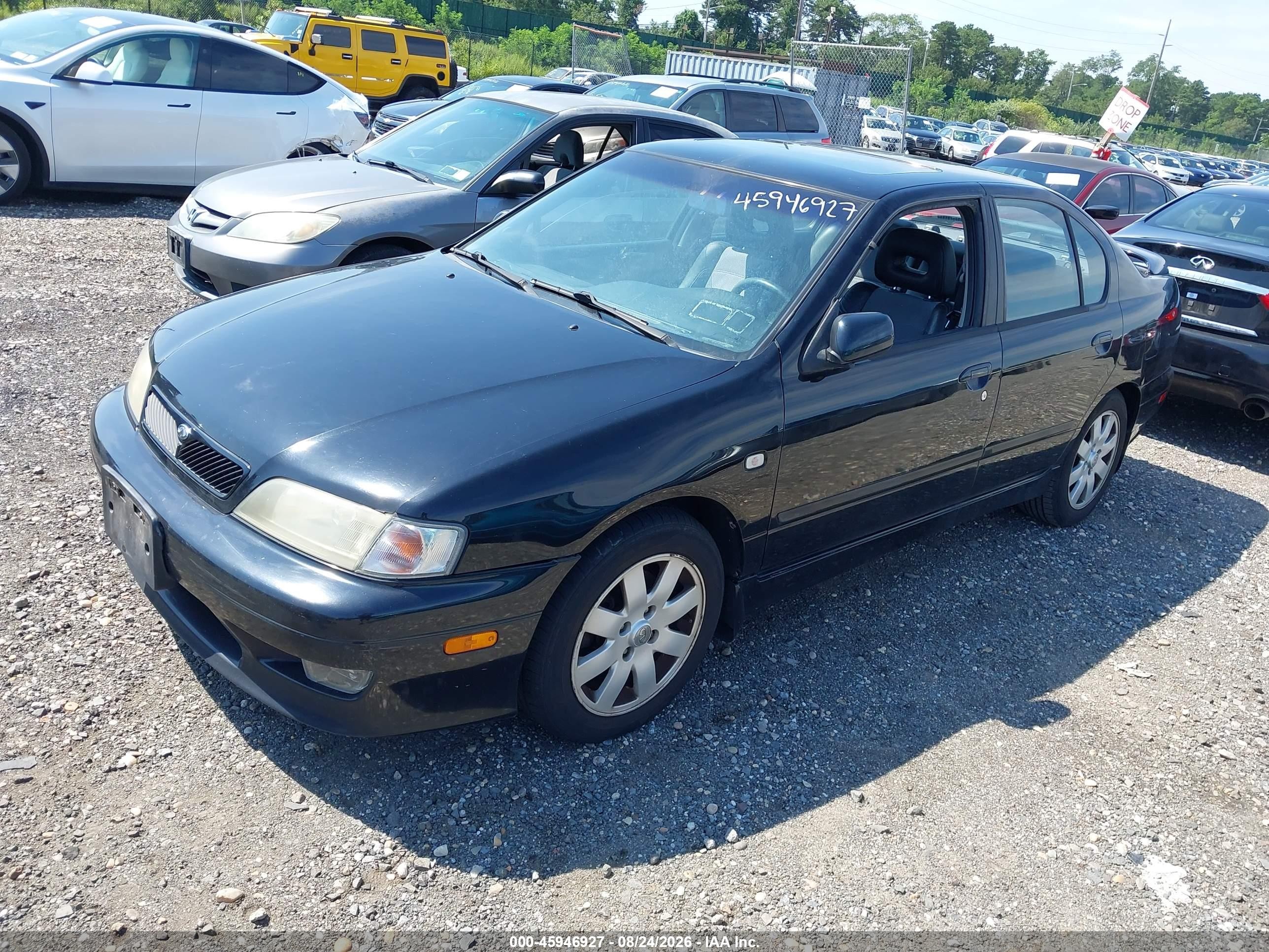 2002 Infiniti G20 Luxury Черный vin: JNKCP11AX2T504769