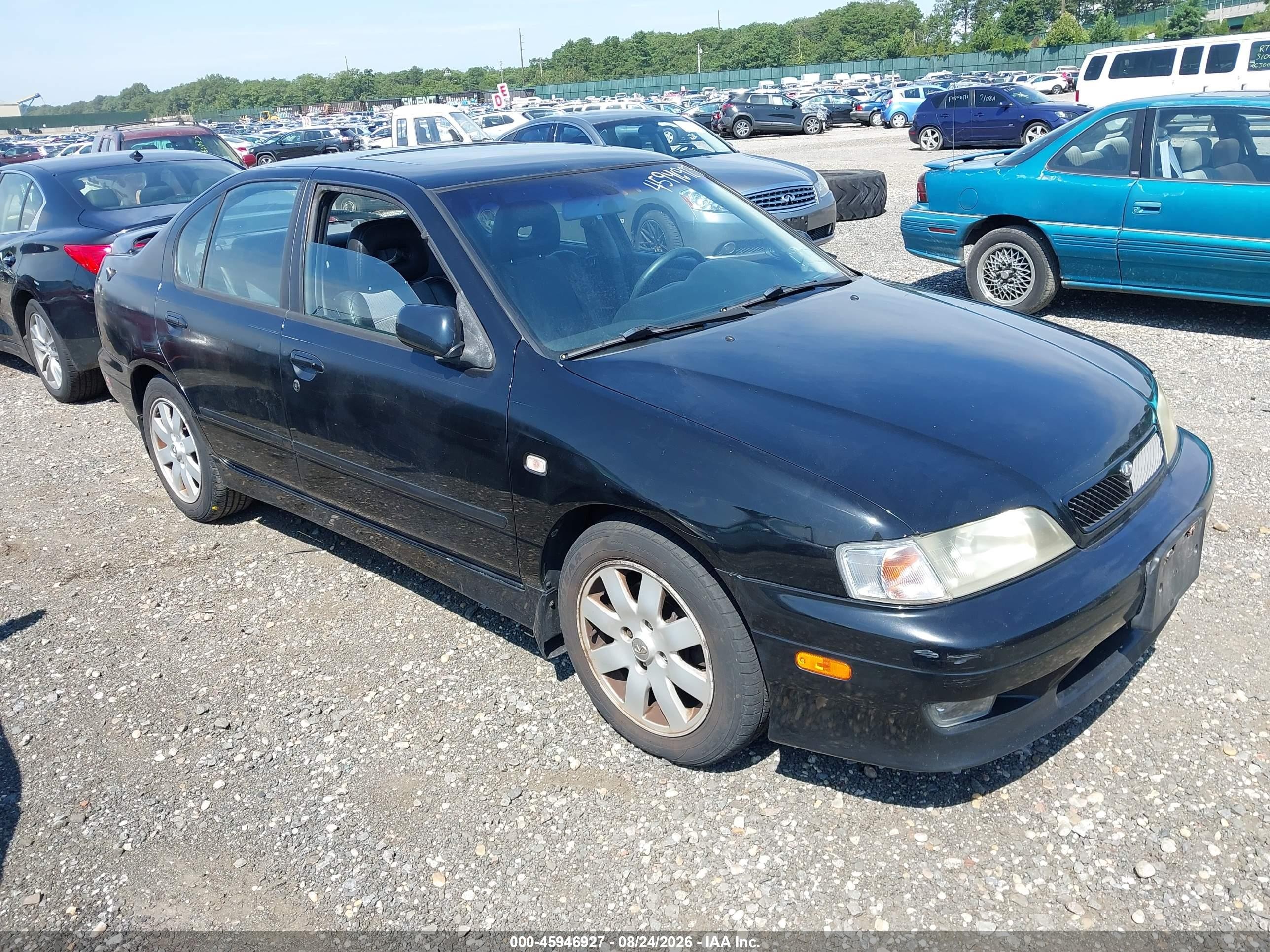 2002 Infiniti G20 Luxury Черный vin: JNKCP11AX2T504769