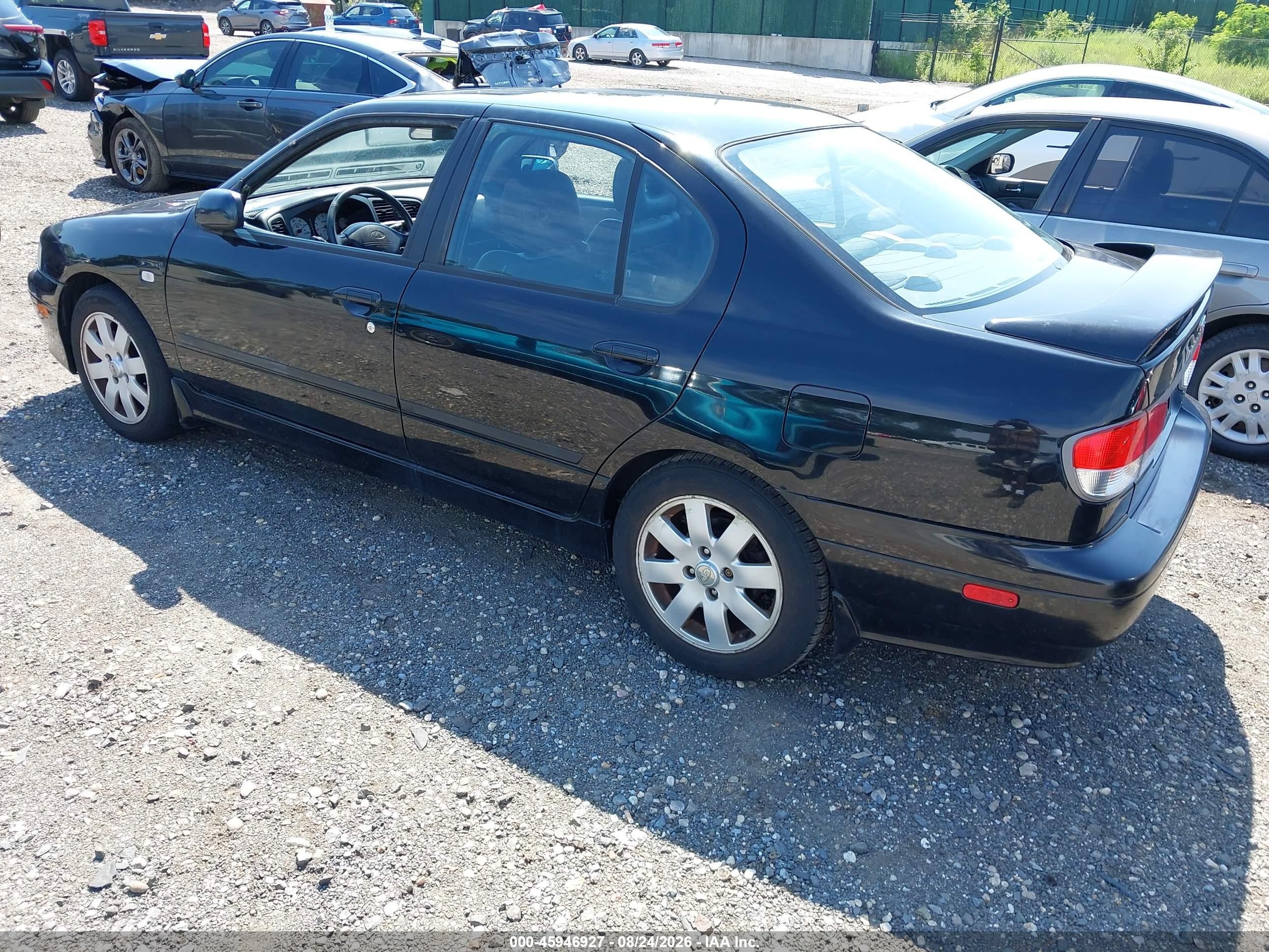 2002 Infiniti G20 Luxury Черный vin: JNKCP11AX2T504769