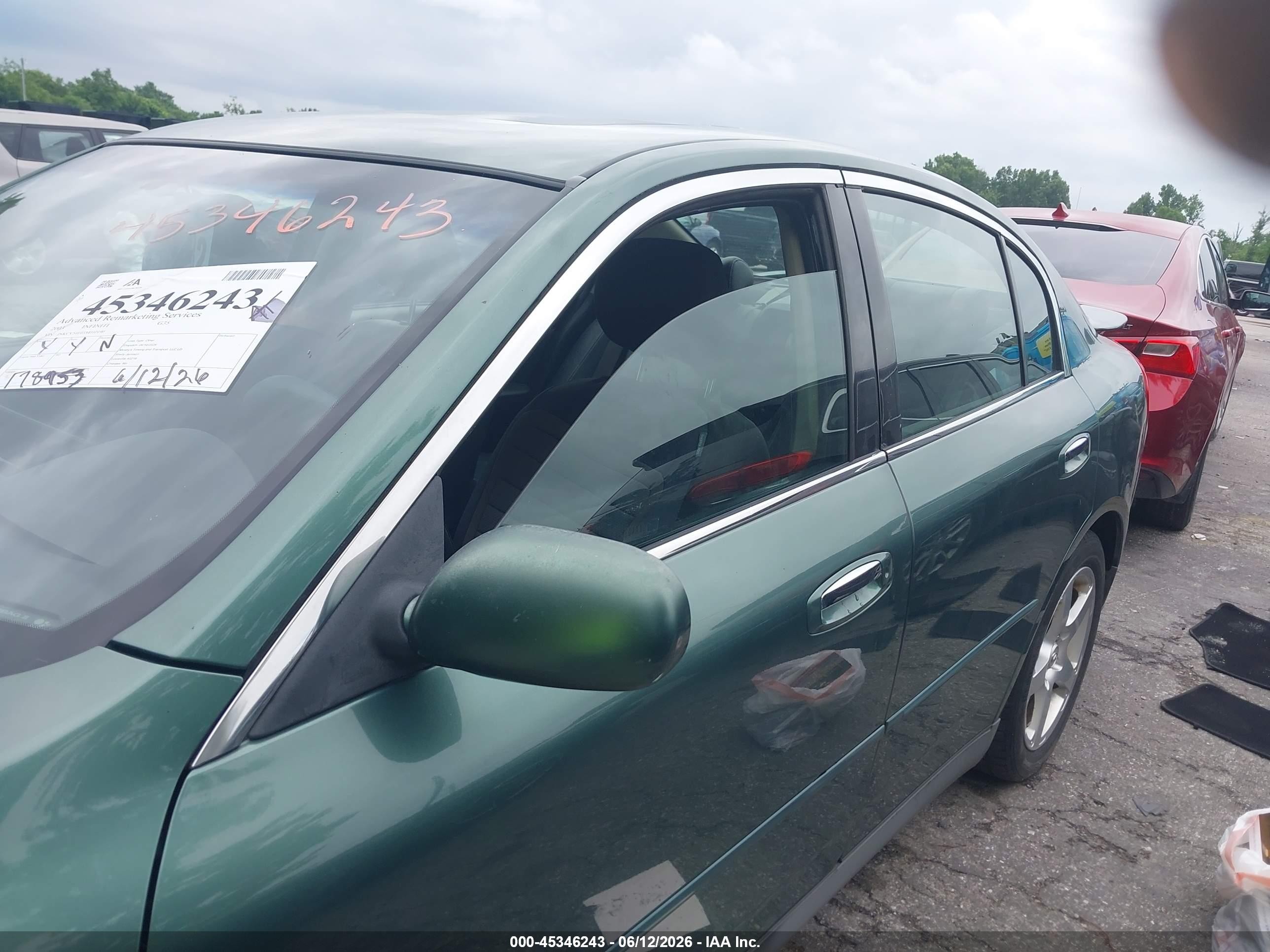 2003 Infiniti G35 Luxury Leather Green vin: JNKCV51E03M010190