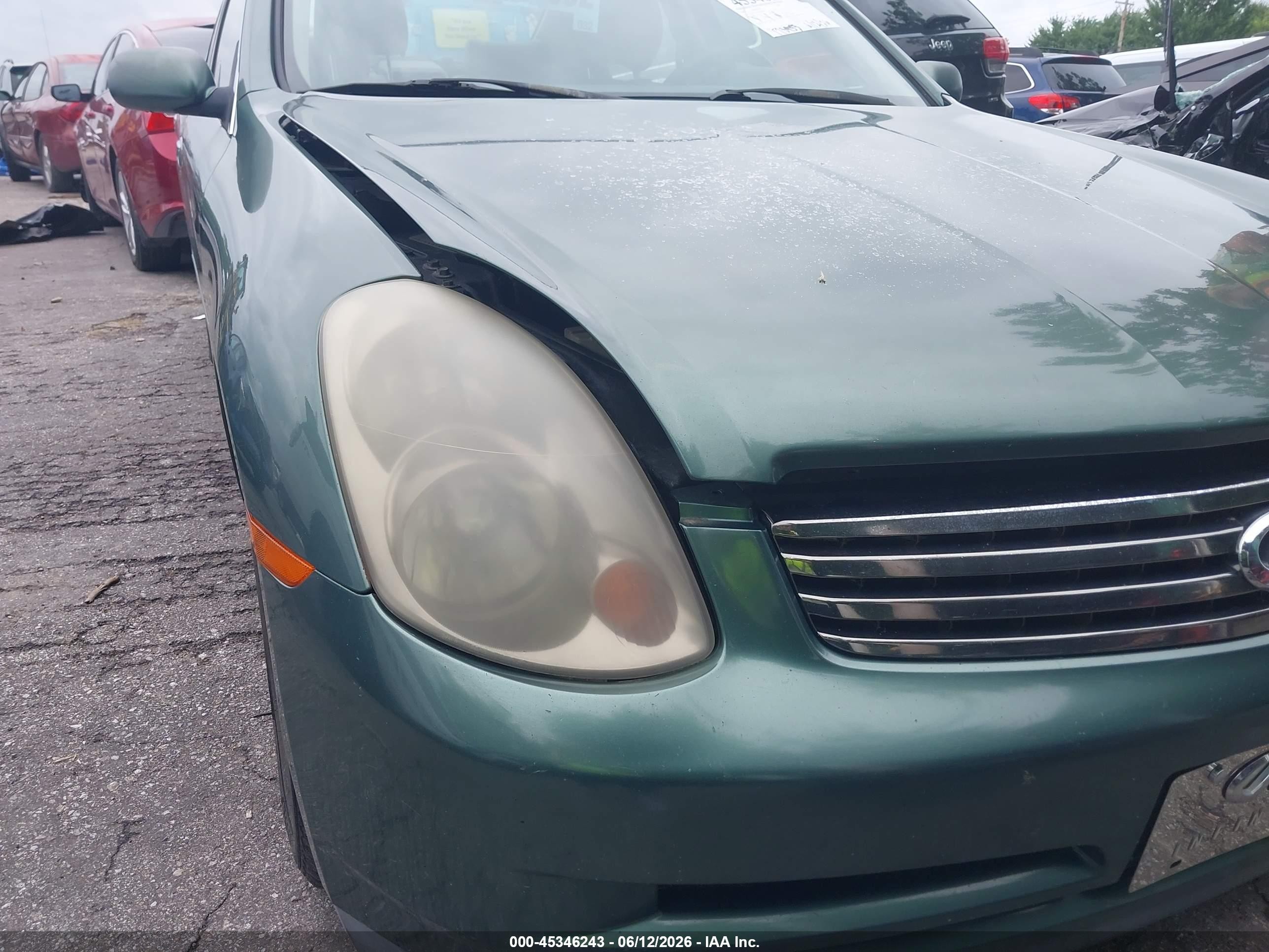 2003 Infiniti G35 Luxury Leather Green vin: JNKCV51E03M010190