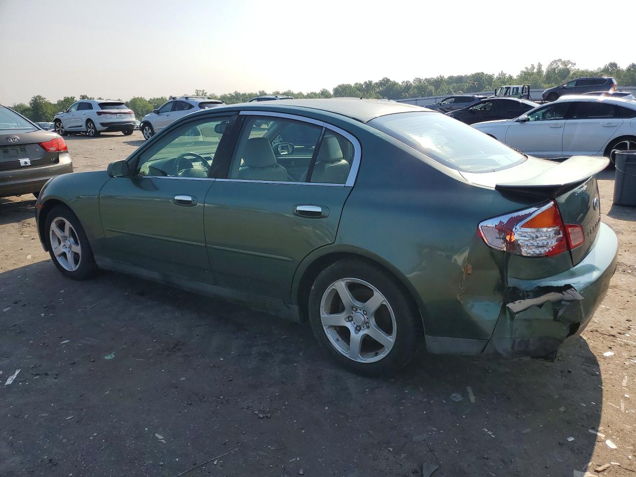 2003 Infiniti G35 Base Green vin: JNKCV51E03M300929