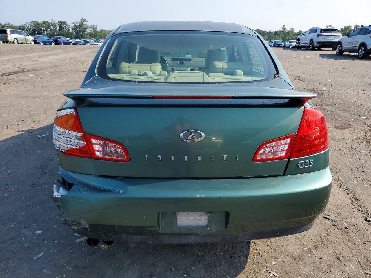 2003 Infiniti G35 Base Green vin: JNKCV51E03M300929