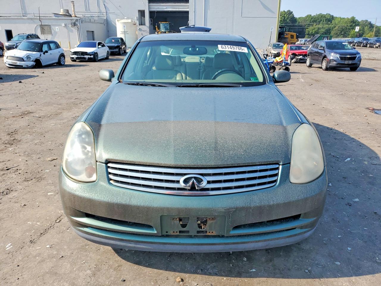 2003 Infiniti G35 Base Green vin: JNKCV51E03M300929