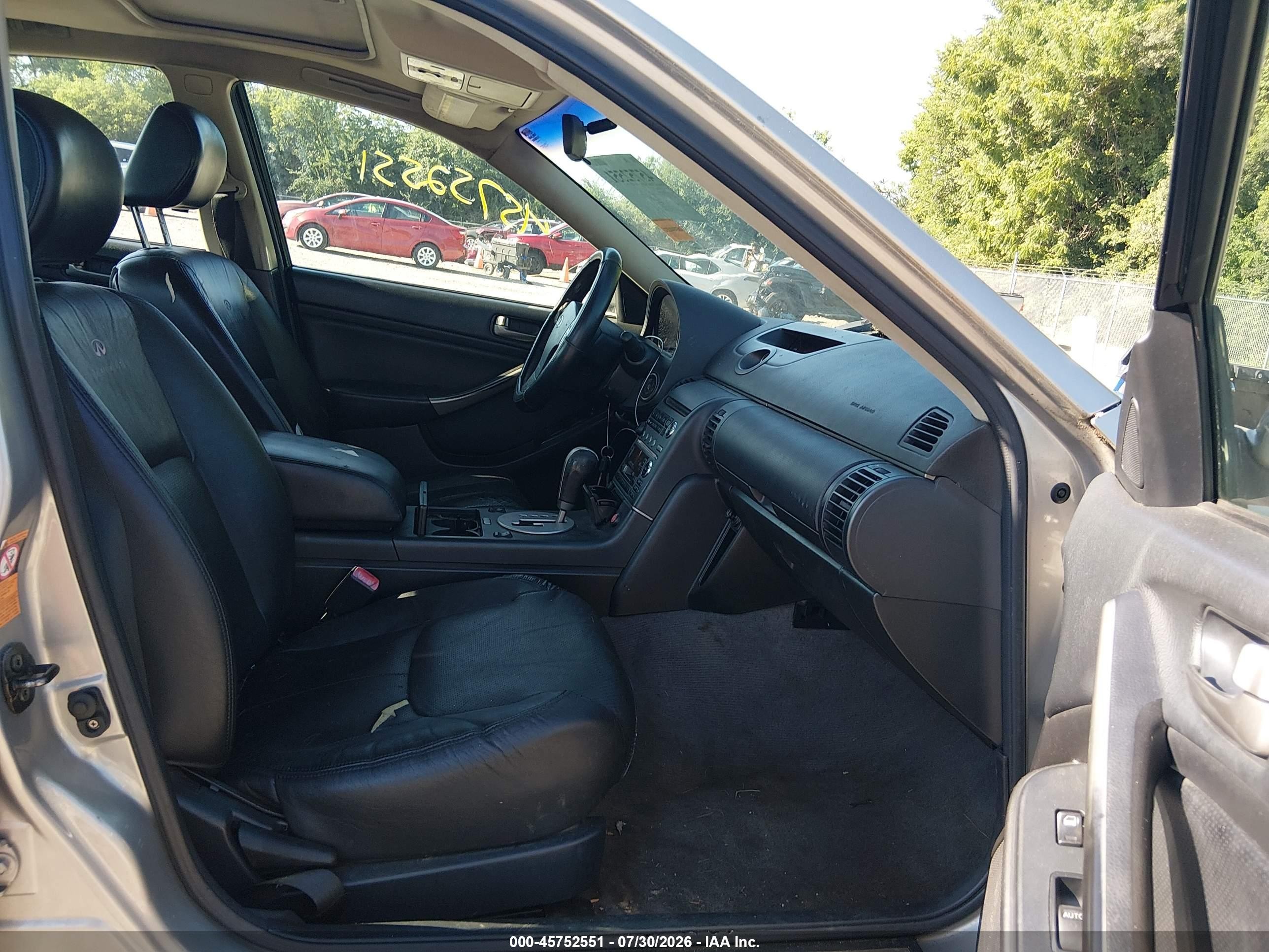 2003 Infiniti G35 Luxury Leather Серебряный vin: JNKCV51E03M330884