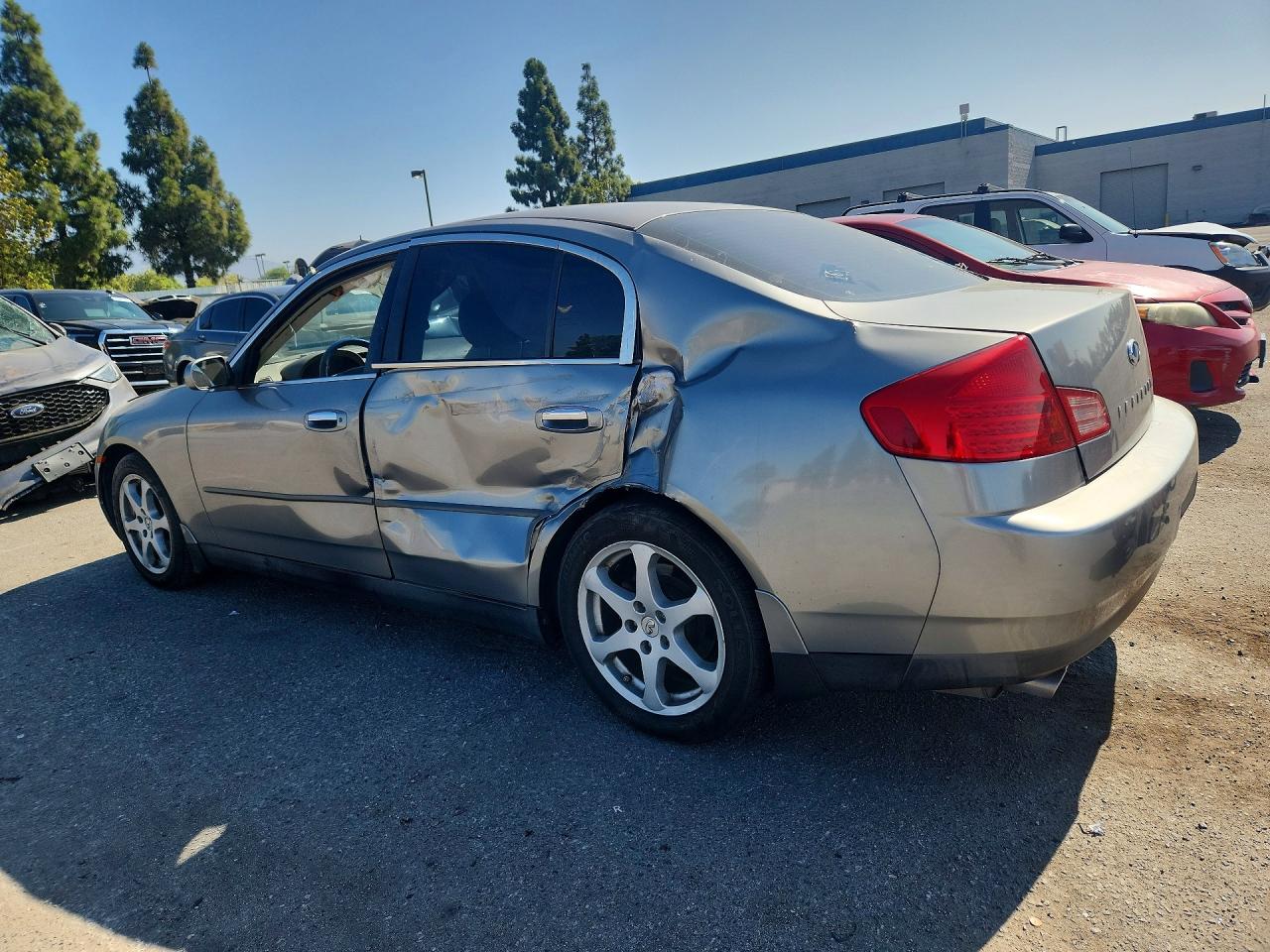 2004 Infiniti G35 Base Gray vin: JNKCV51E04M616784
