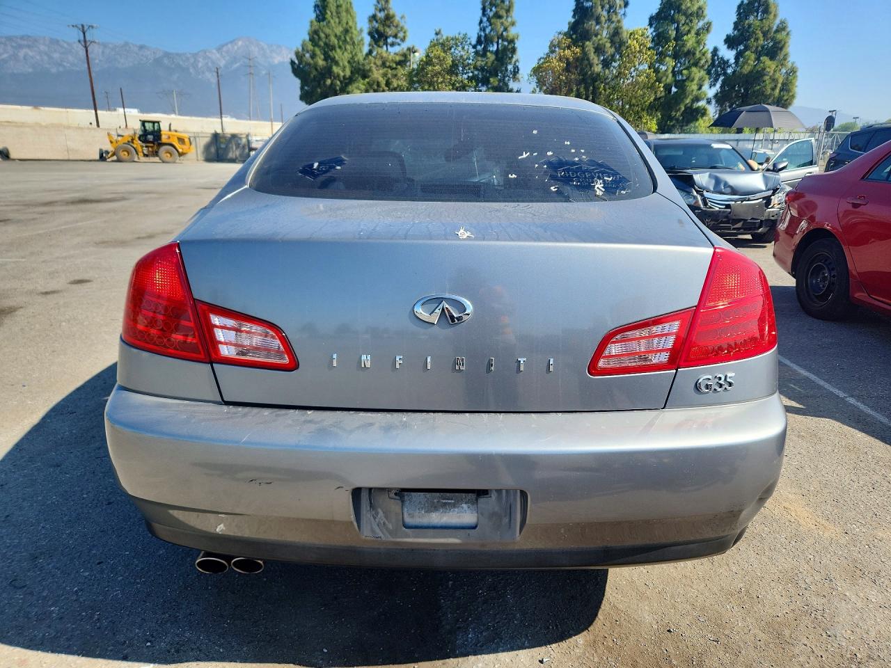 2004 Infiniti G35 Base Gray vin: JNKCV51E04M616784