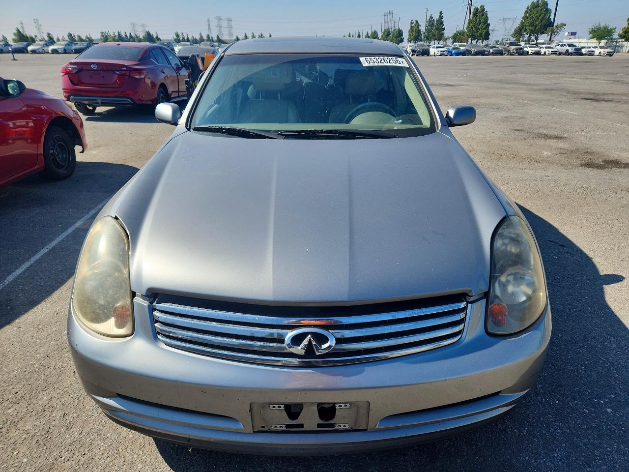 2004 Infiniti G35 Base Gray vin: JNKCV51E04M616784
