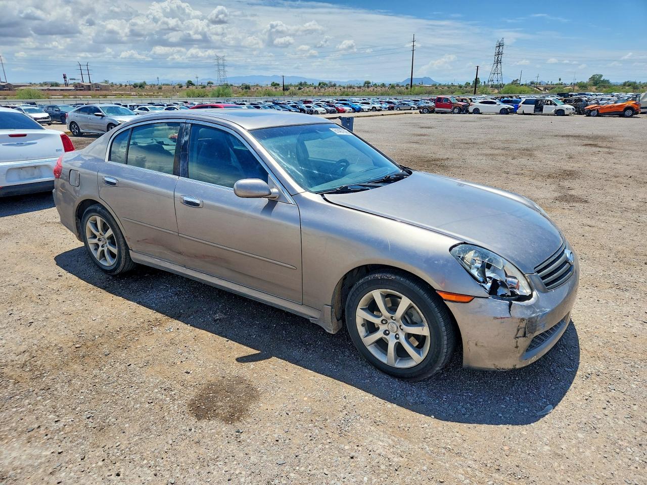 2006 Infiniti G35 Base Silver vin: JNKCV51E06M511455