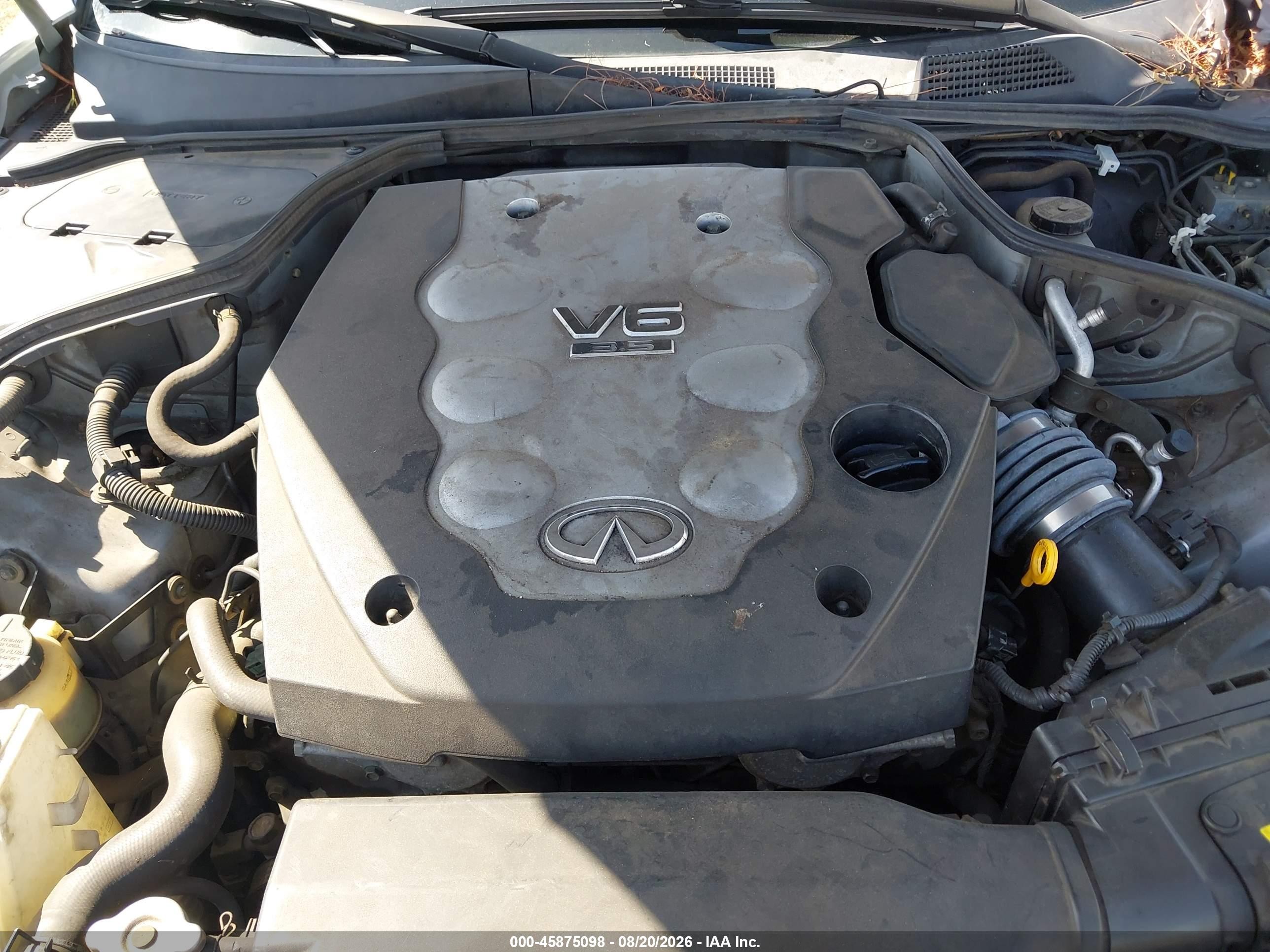 2006 Infiniti G35   Серебряный vin: JNKCV51E06M517630