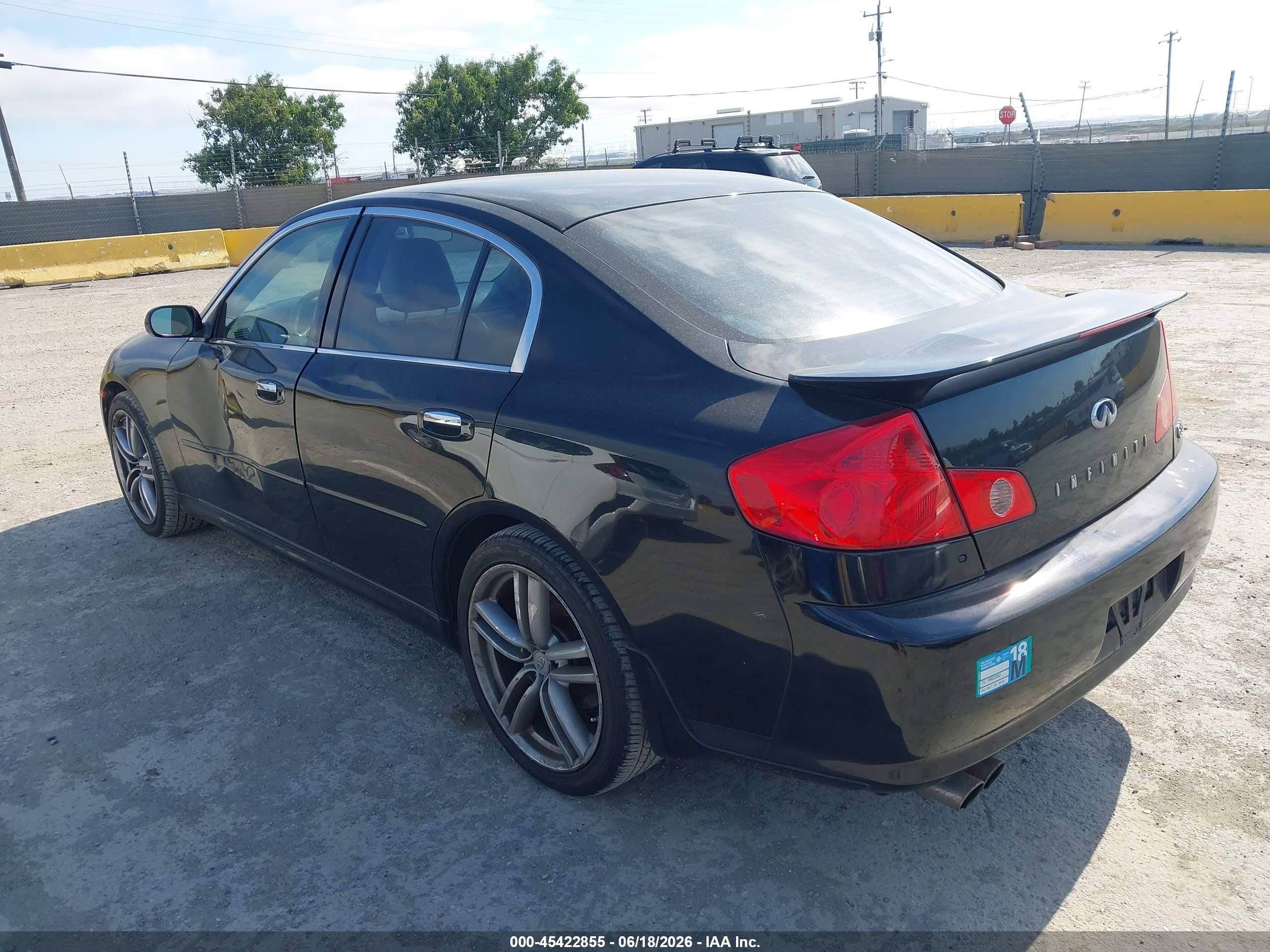 2006 Infiniti G35   Black vin: JNKCV51E06M520270
