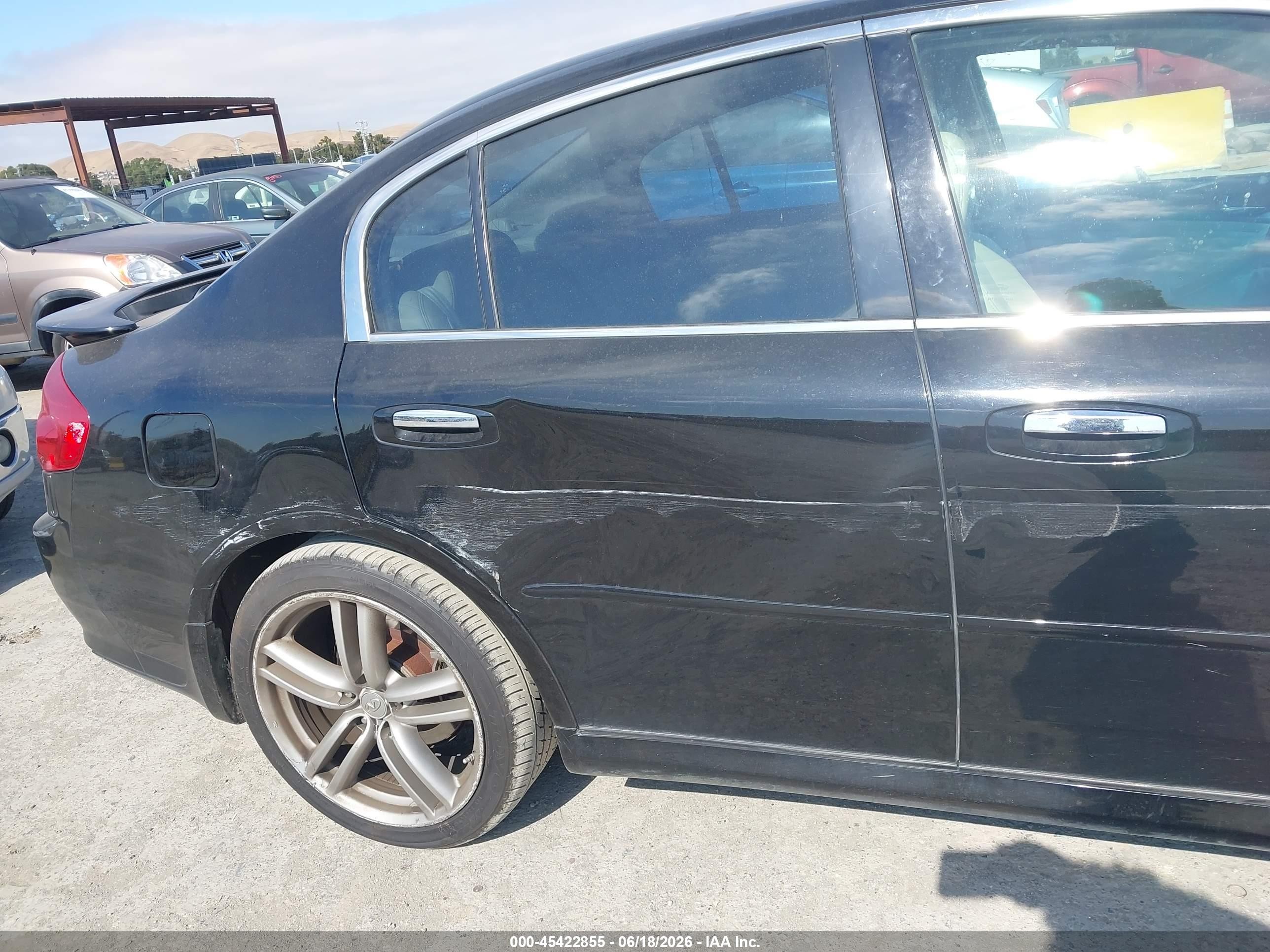 2006 Infiniti G35   Black vin: JNKCV51E06M520270