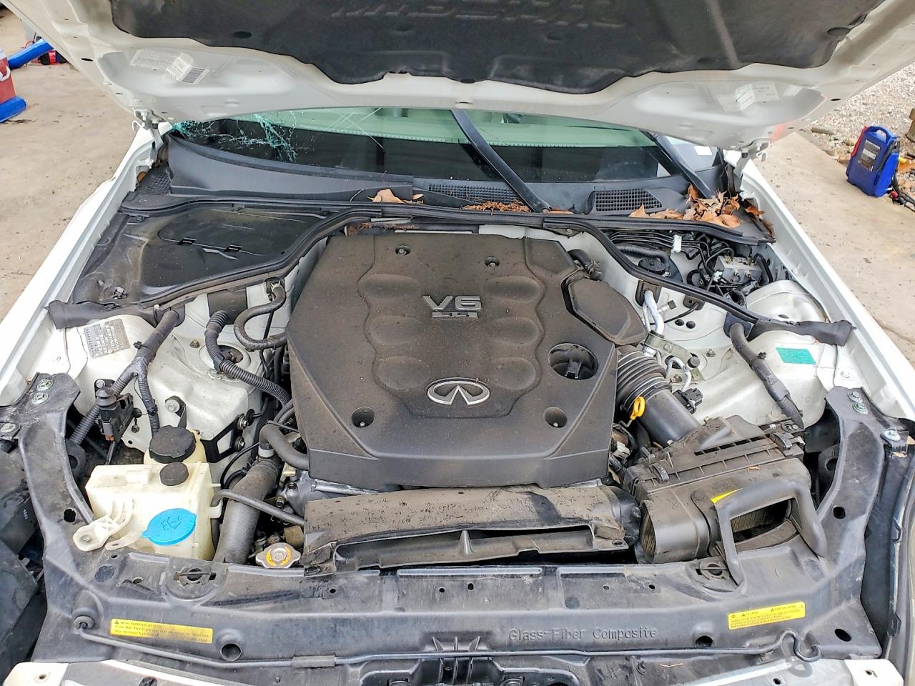 2004 Infiniti G35 Base White vin: JNKCV51E14M614218