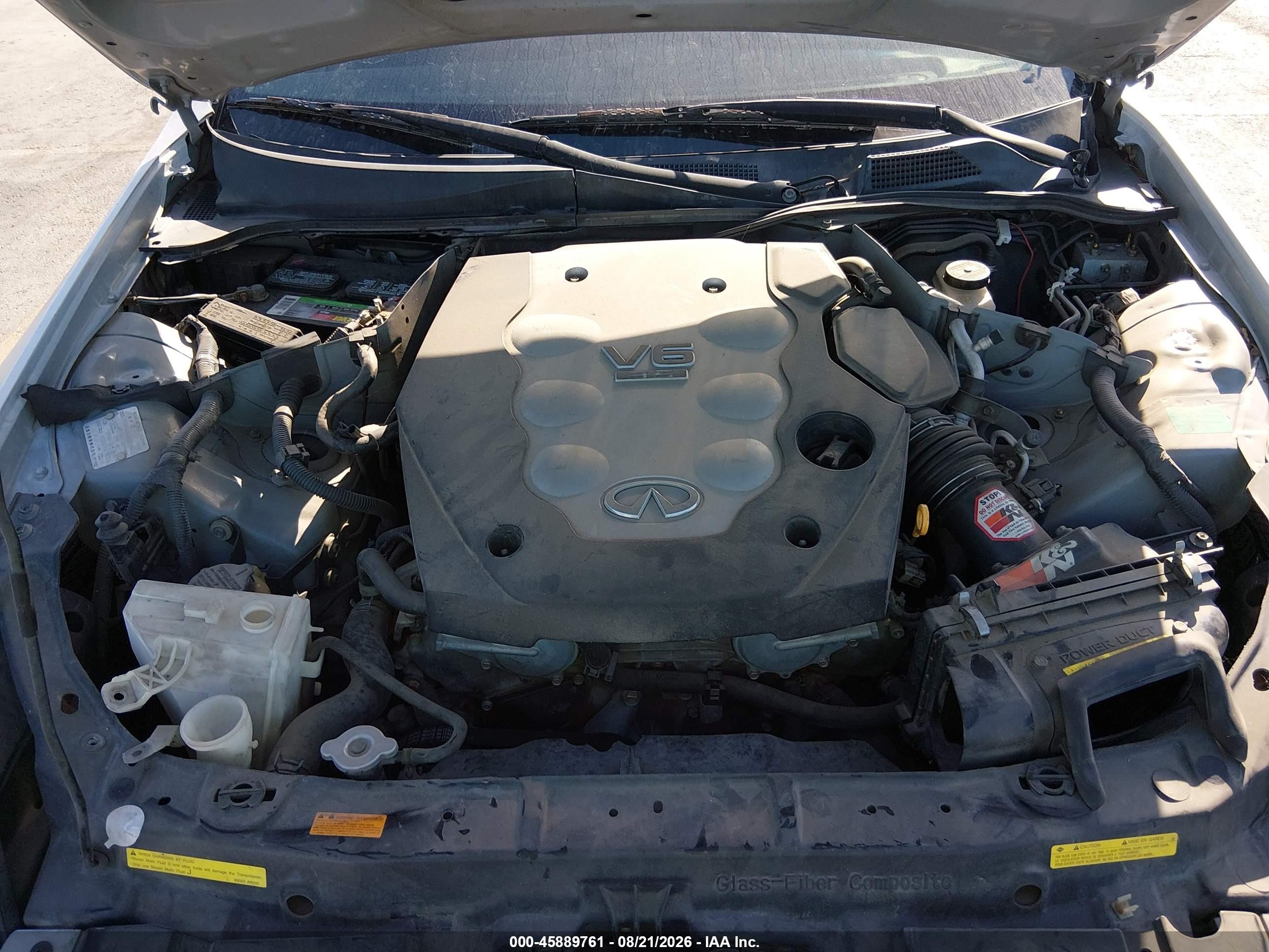 2005 Infiniti G35   Серебряный vin: JNKCV51E15M224608