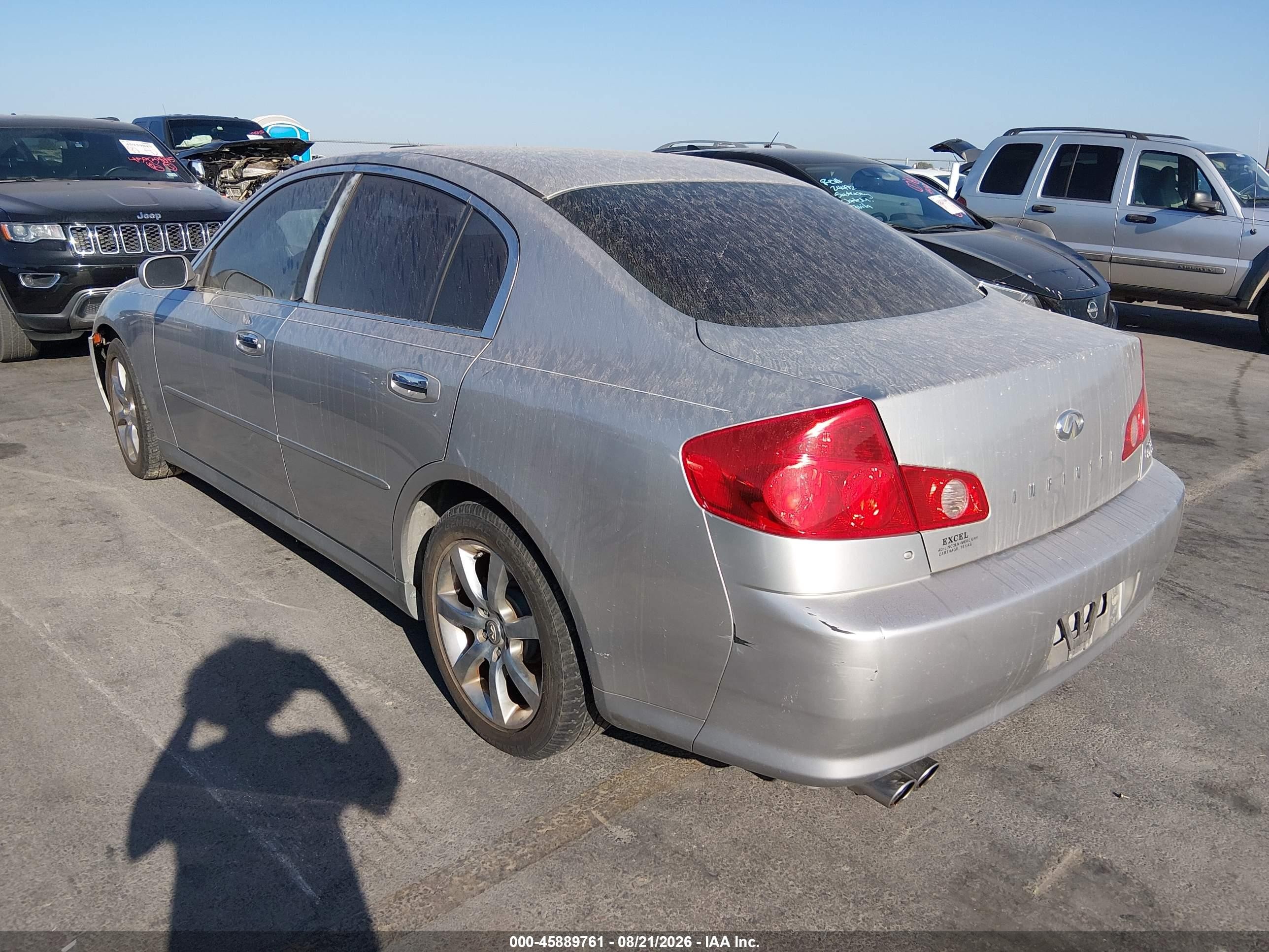 2005 Infiniti G35   Серебряный vin: JNKCV51E15M224608
