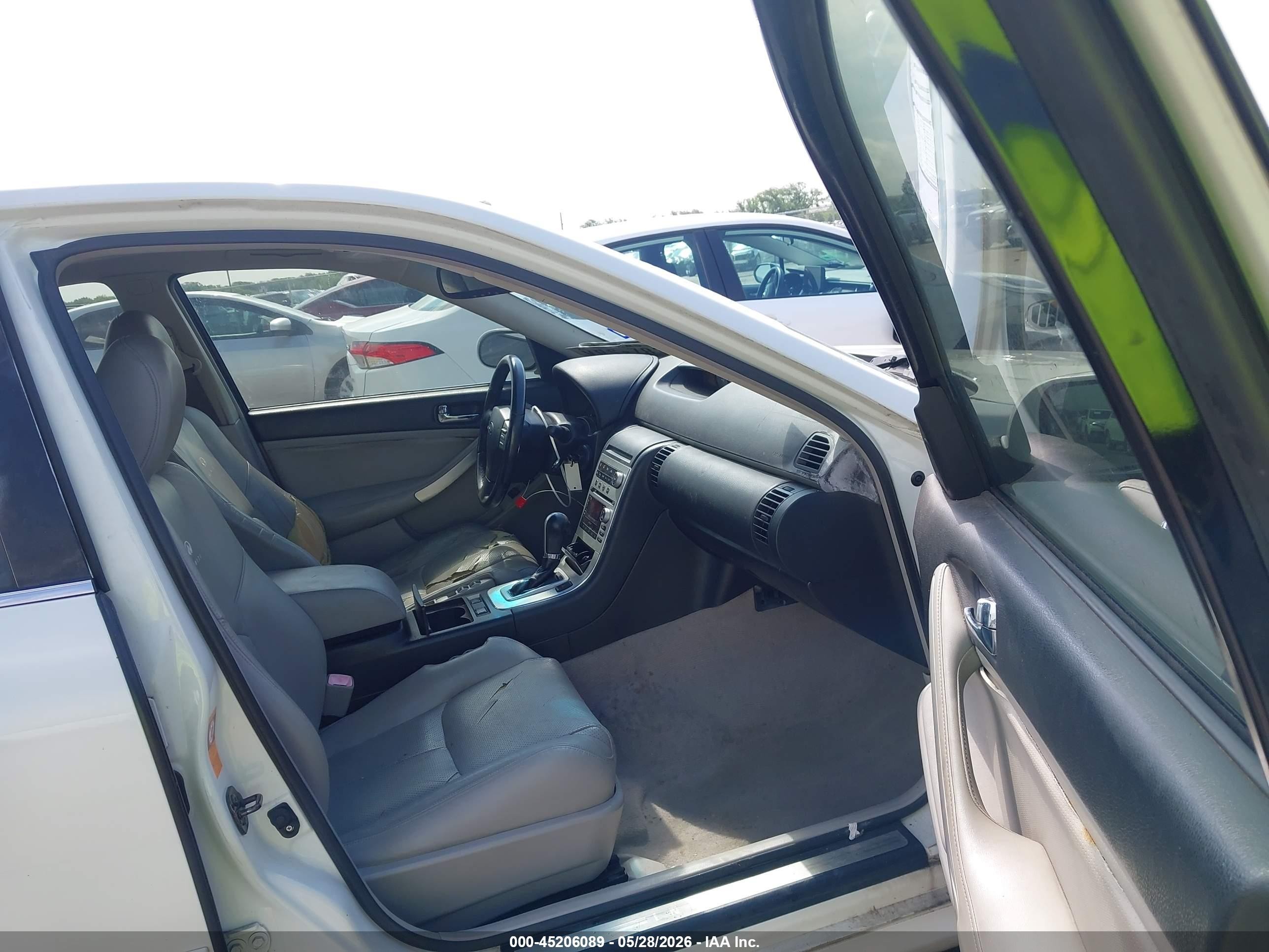 2006 Infiniti G35   White vin: JNKCV51E16M505339