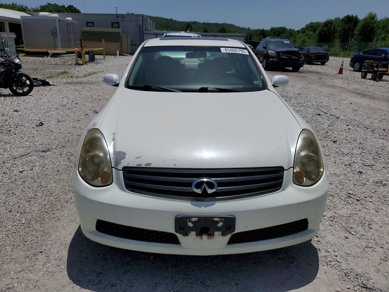 2006 Infiniti G35 Base White vin: JNKCV51E16M511691