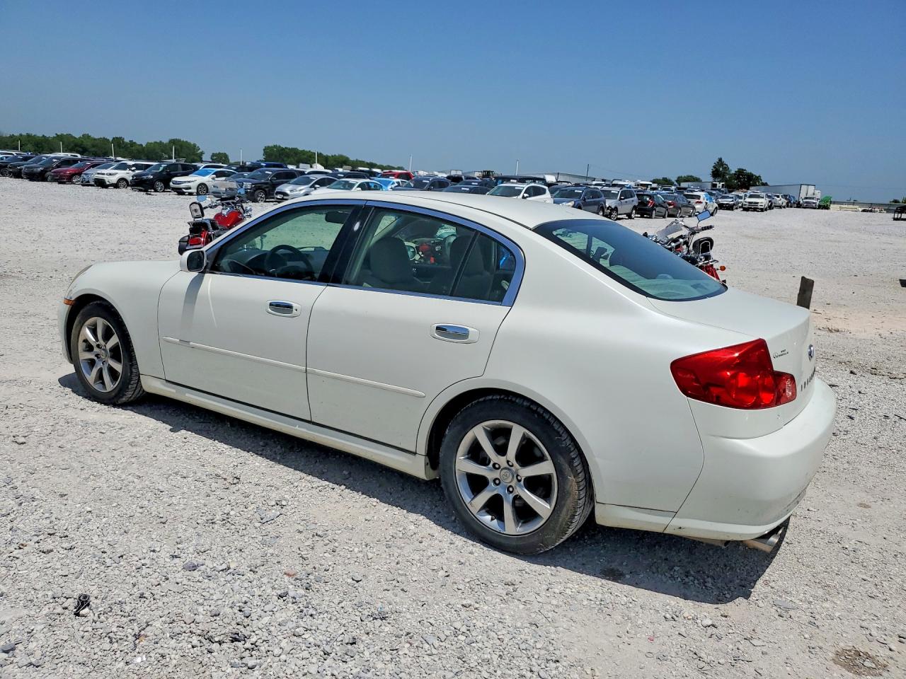2006 Infiniti G35 Base White vin: JNKCV51E16M511691