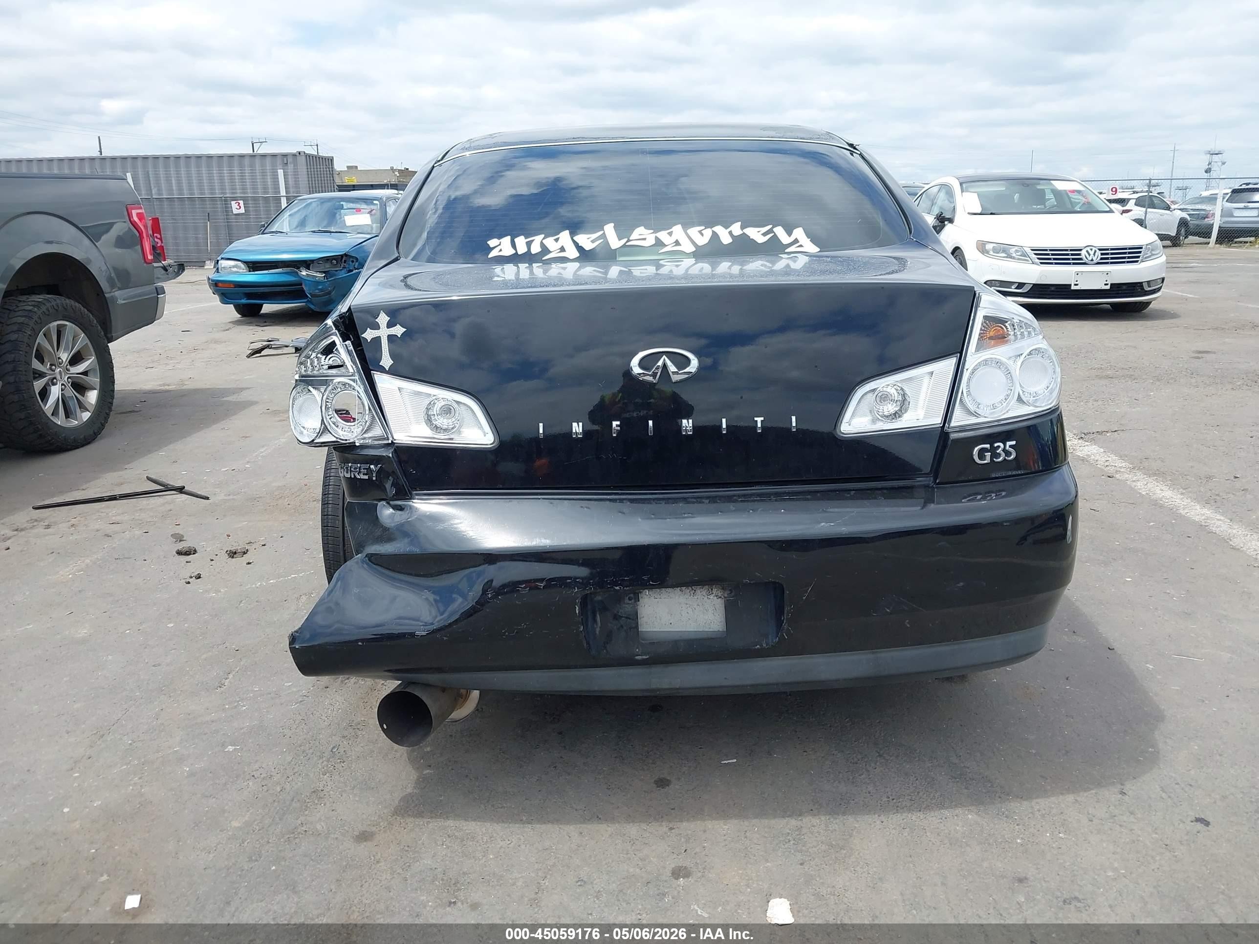 2003 Infiniti G35 Luxury Leather Черный vin: JNKCV51E23M304402