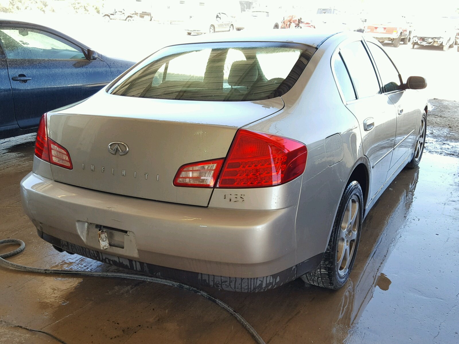 2003 Infiniti G35 Silver vin: JNKCV51E23M310734